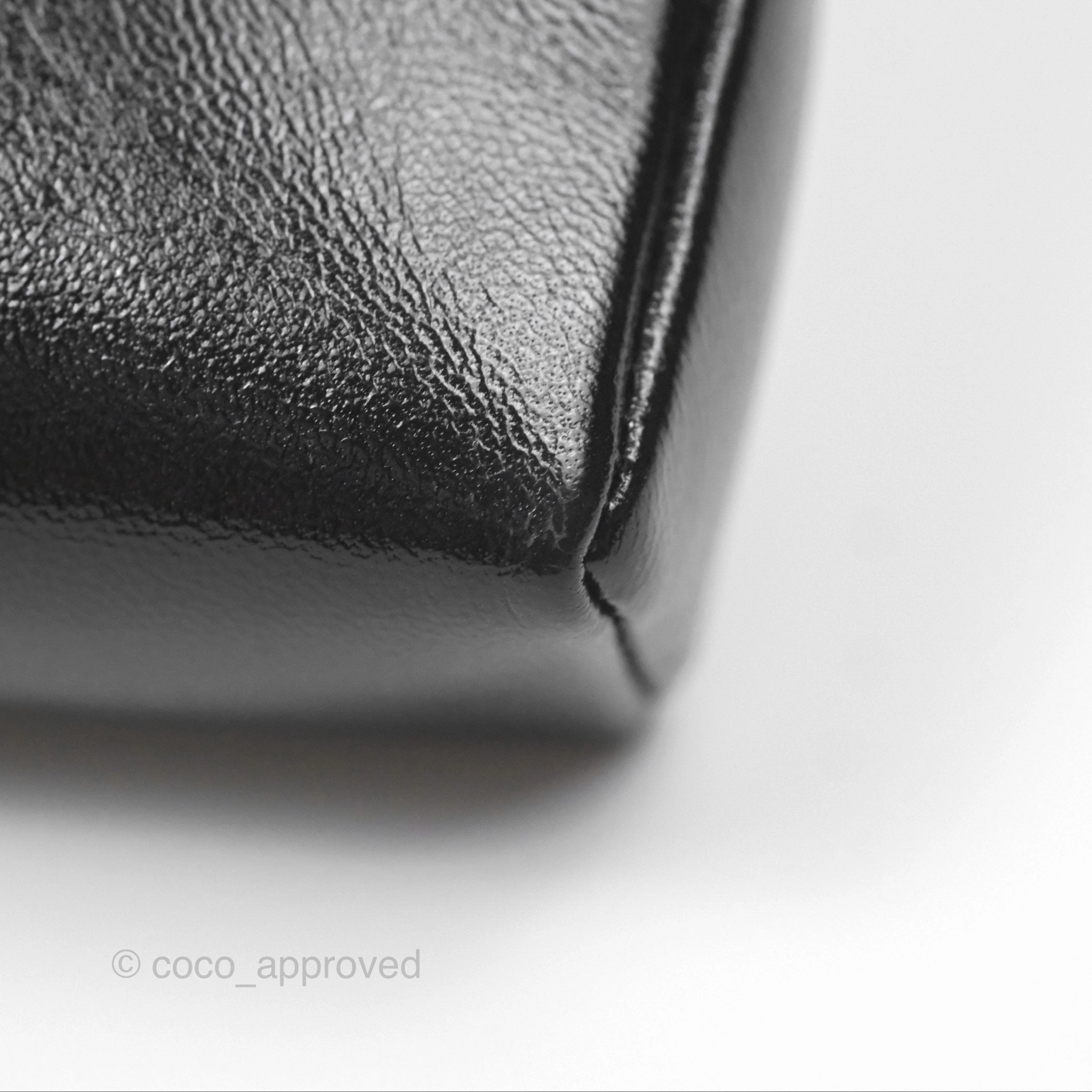 Chanel Nano 31 Black Shiny Lambskin Gold Hardware