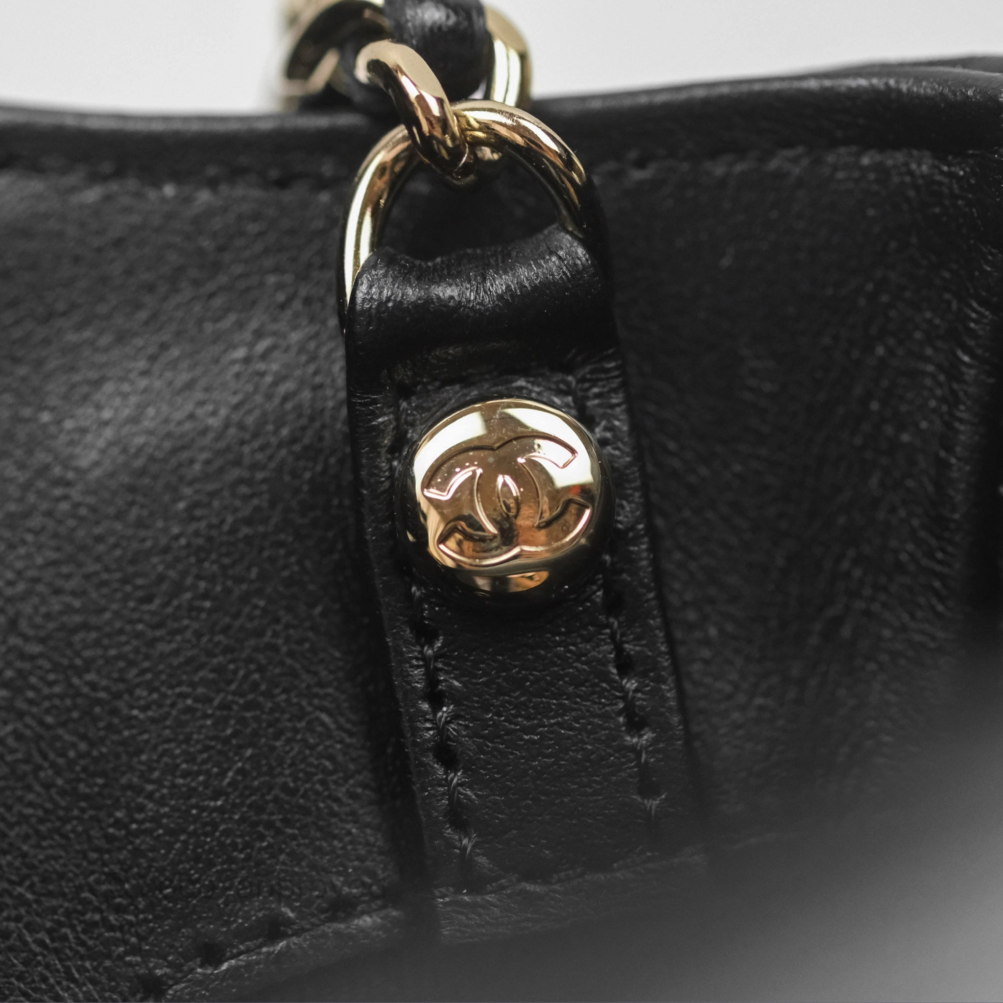 Chanel Nano 31 Black Shiny Lambskin Gold Hardware