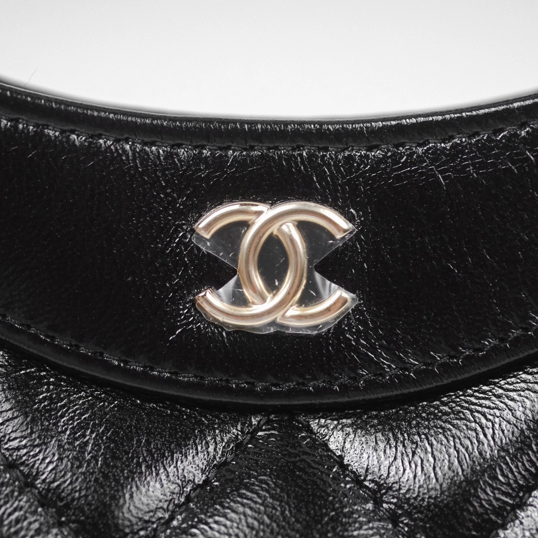 Chanel Nano 31 Black Shiny Lambskin Gold Hardware