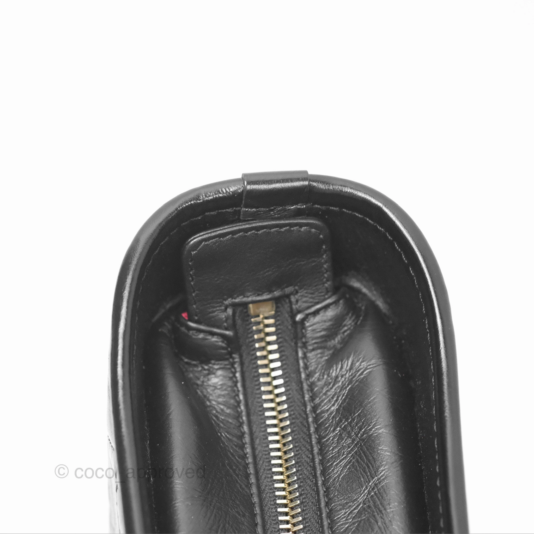 Chanel New Medium Gabrielle Hobo Quilted Black Aged Calfskin