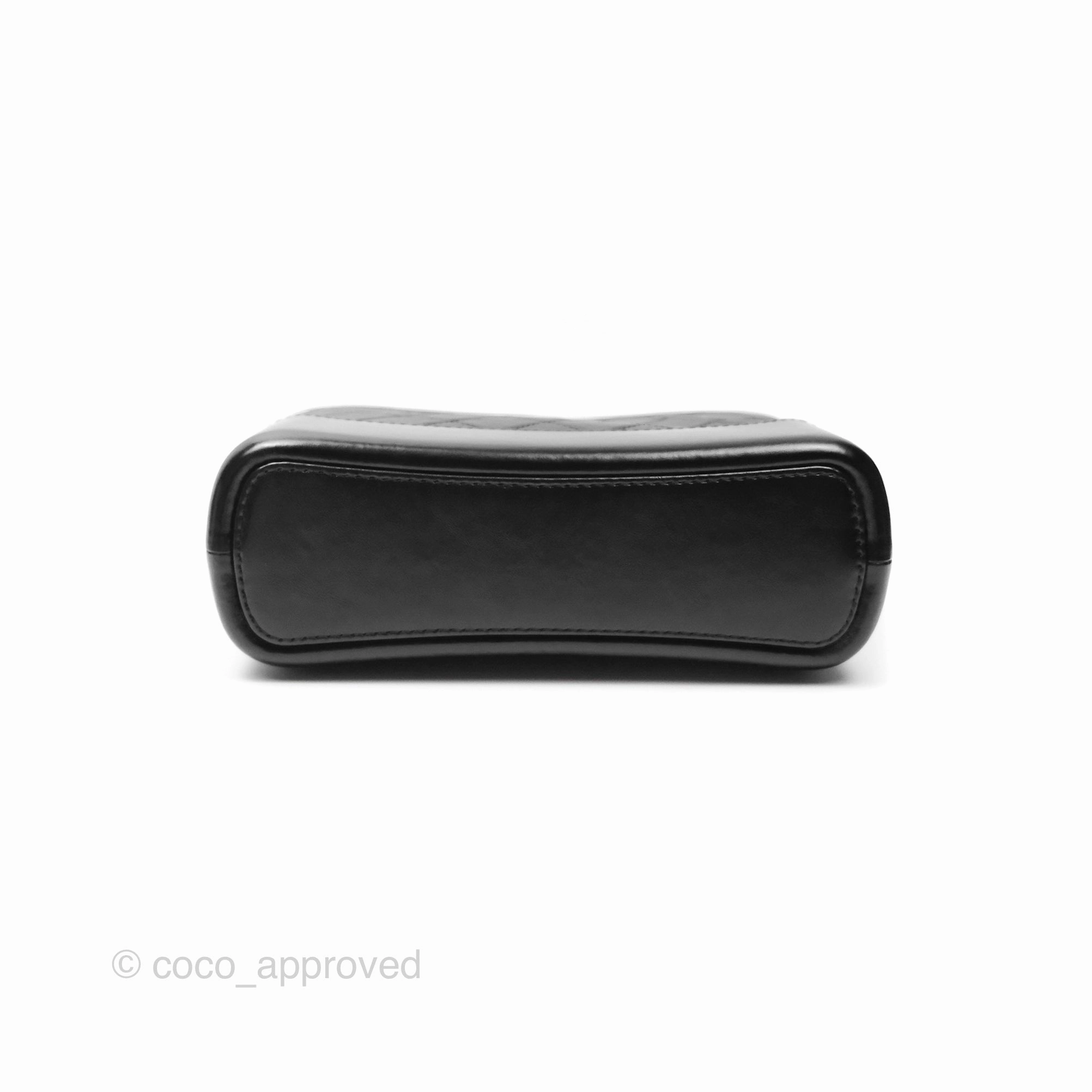 Chanel New Medium Gabrielle Hobo Quilted Black Aged Calfskin