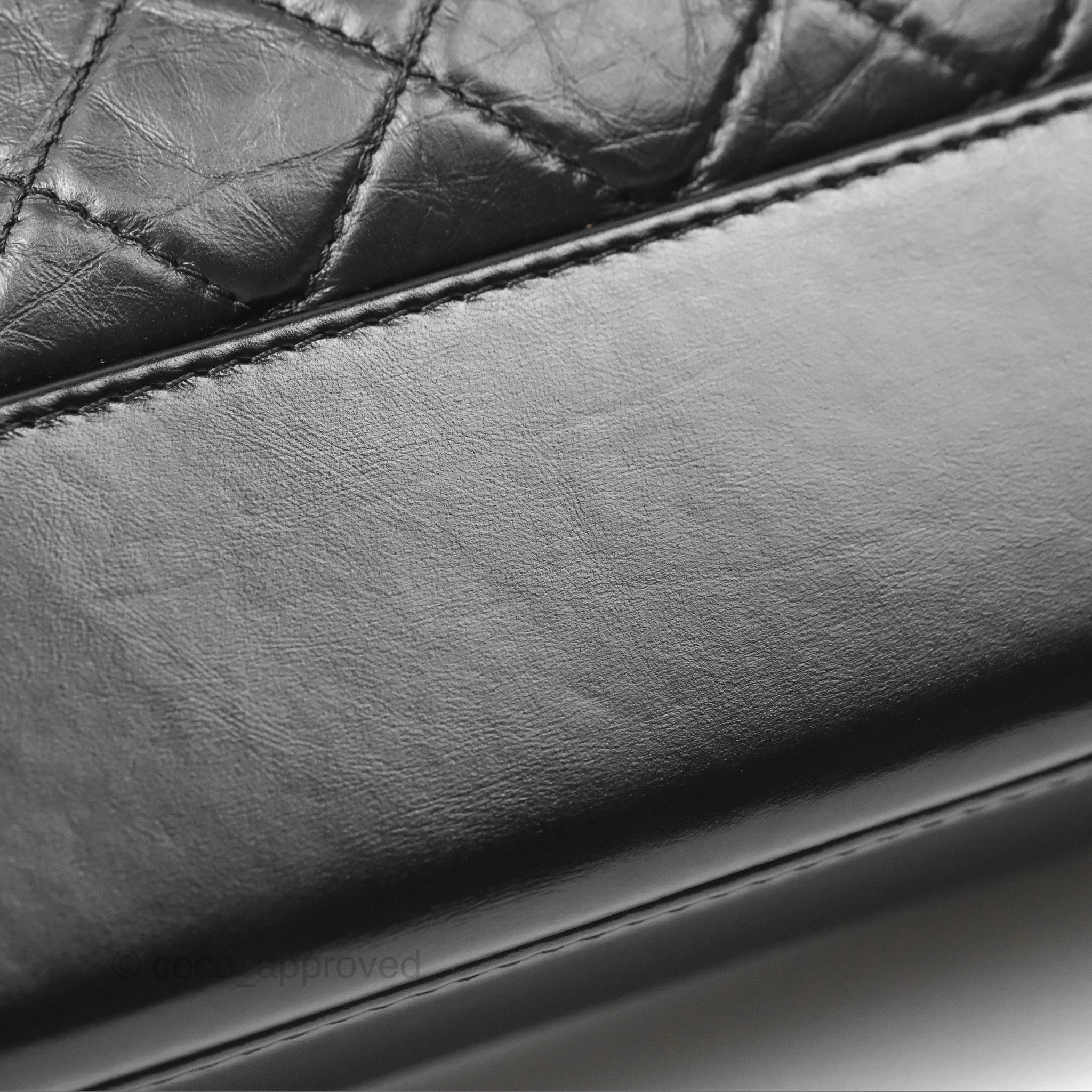 Chanel New Medium Gabrielle Hobo Quilted Black Aged Calfskin