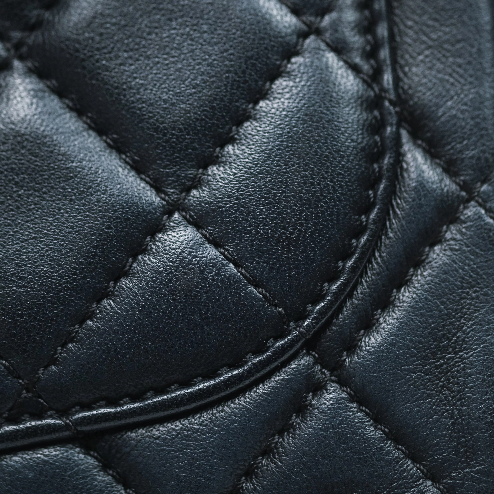 Chanel Pearl Crush Mini Square Quilted Black Lambskin Aged Gold Hardware