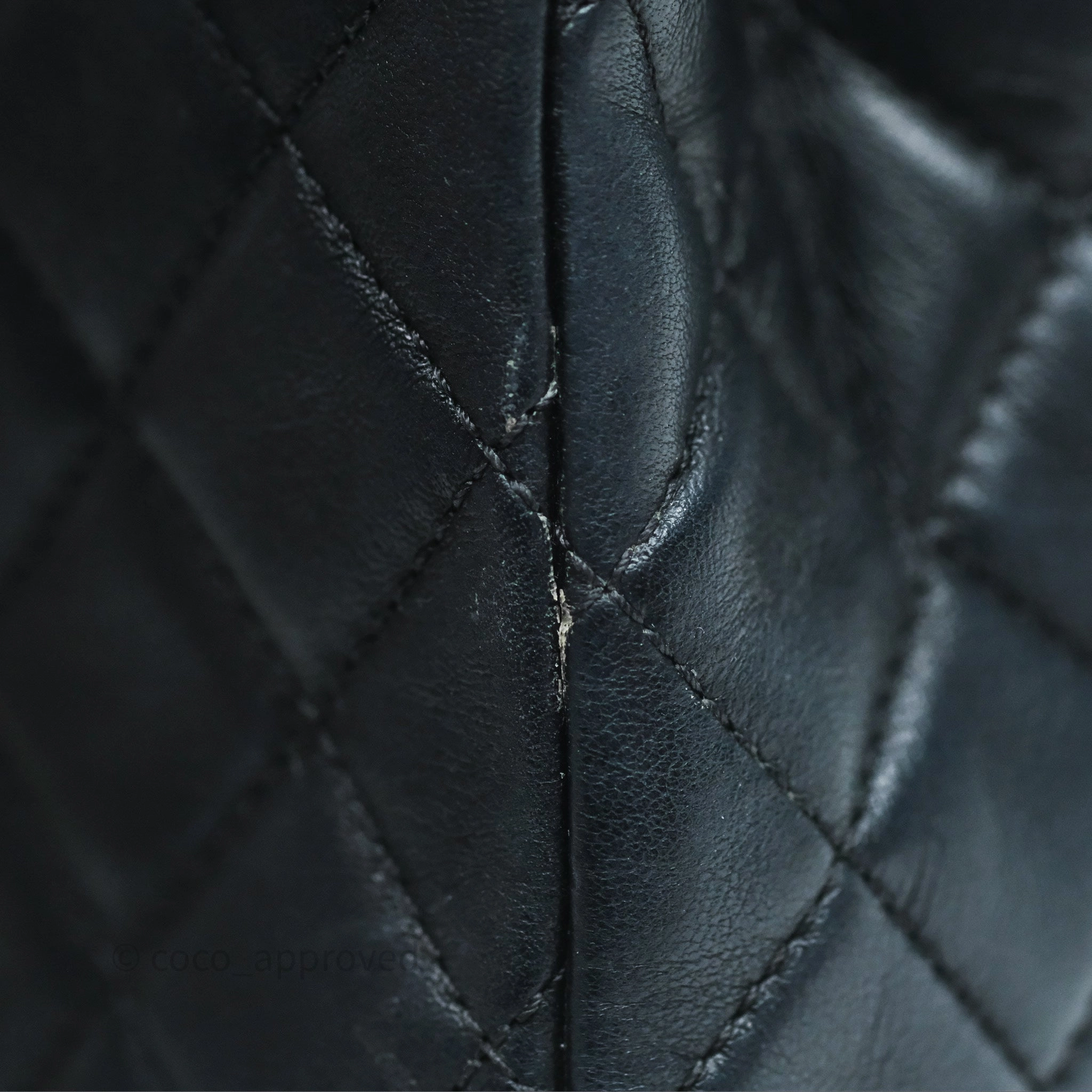 Chanel Pearl Crush Mini Square Quilted Black Lambskin Aged Gold Hardware