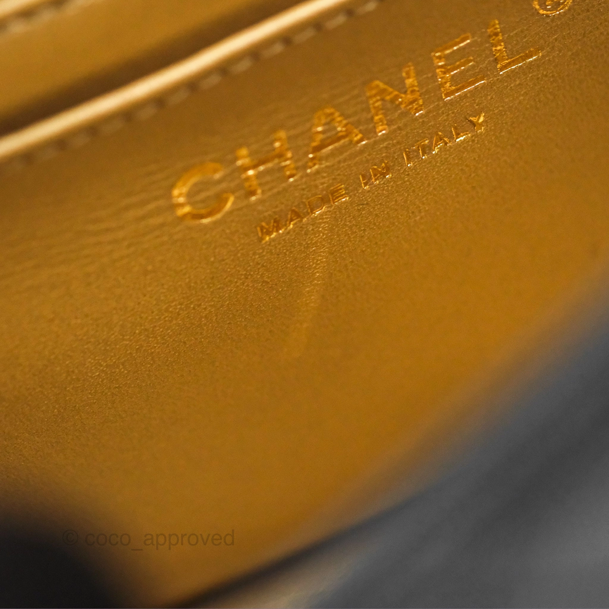 Chanel Pearl Crush Mini Square Quilted Black Lambskin Aged Gold Hardware