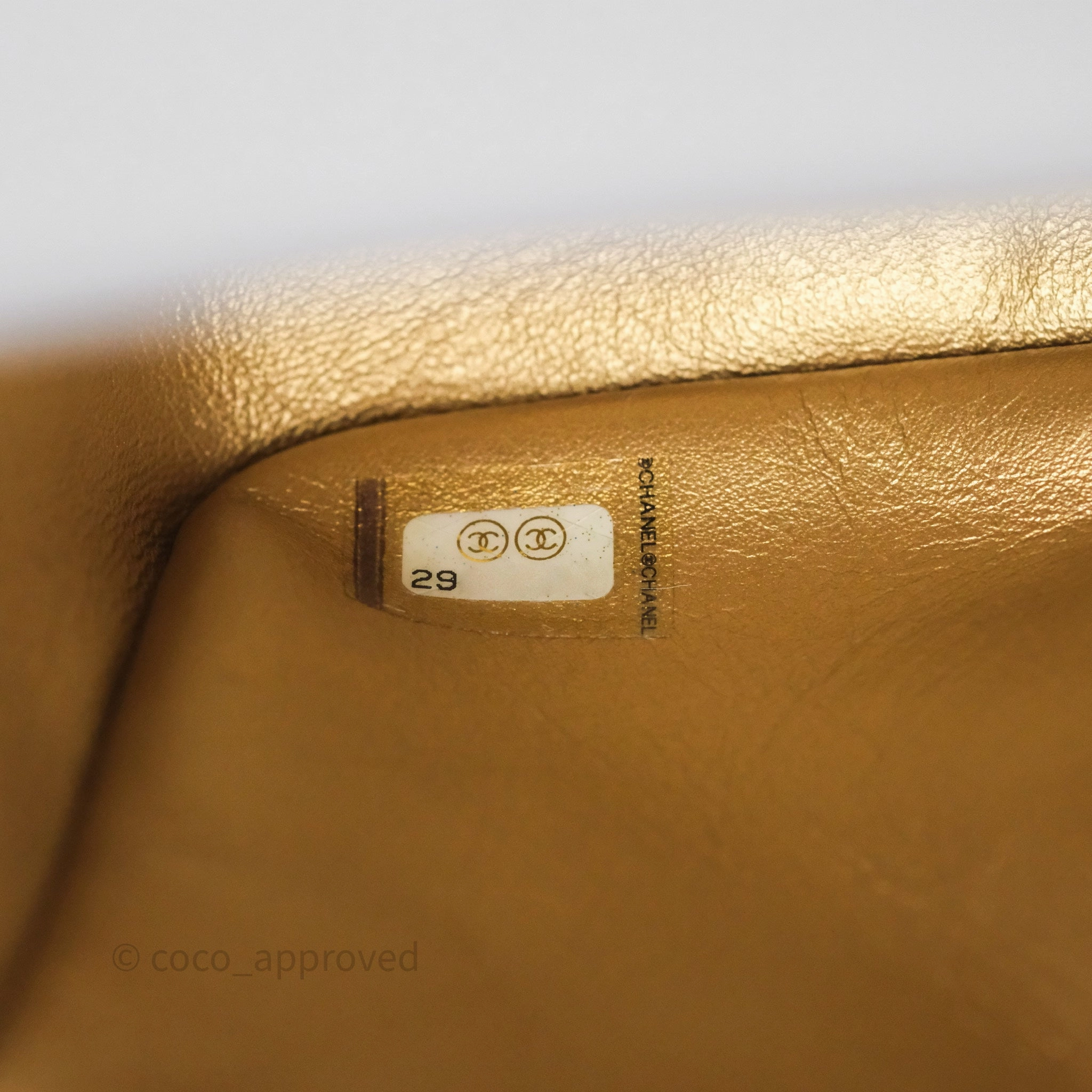 Chanel Pearl Crush Mini Square Quilted Grey Lambskin Aged Gold Hardware