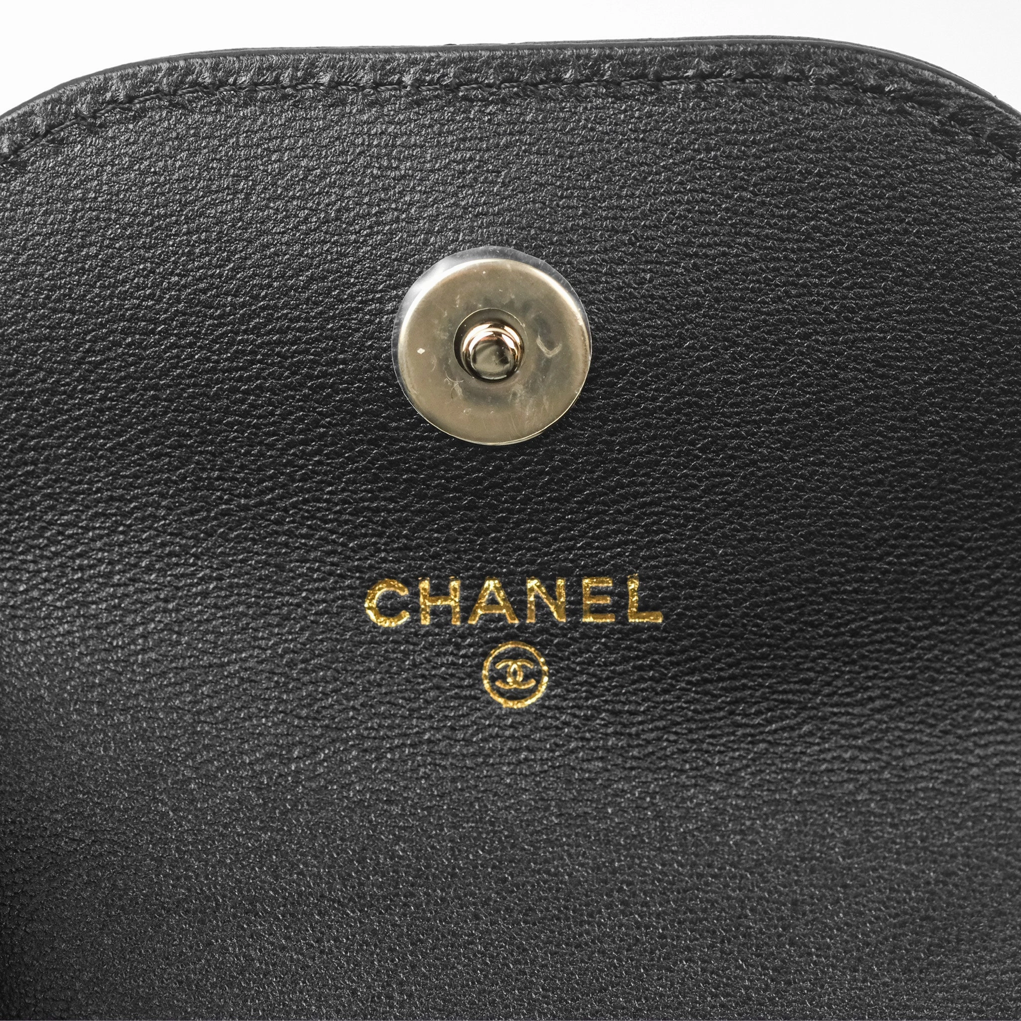 Chanel Pearl Top Handle Mini Clutch with Chain Black Lambskin Gold Hardware