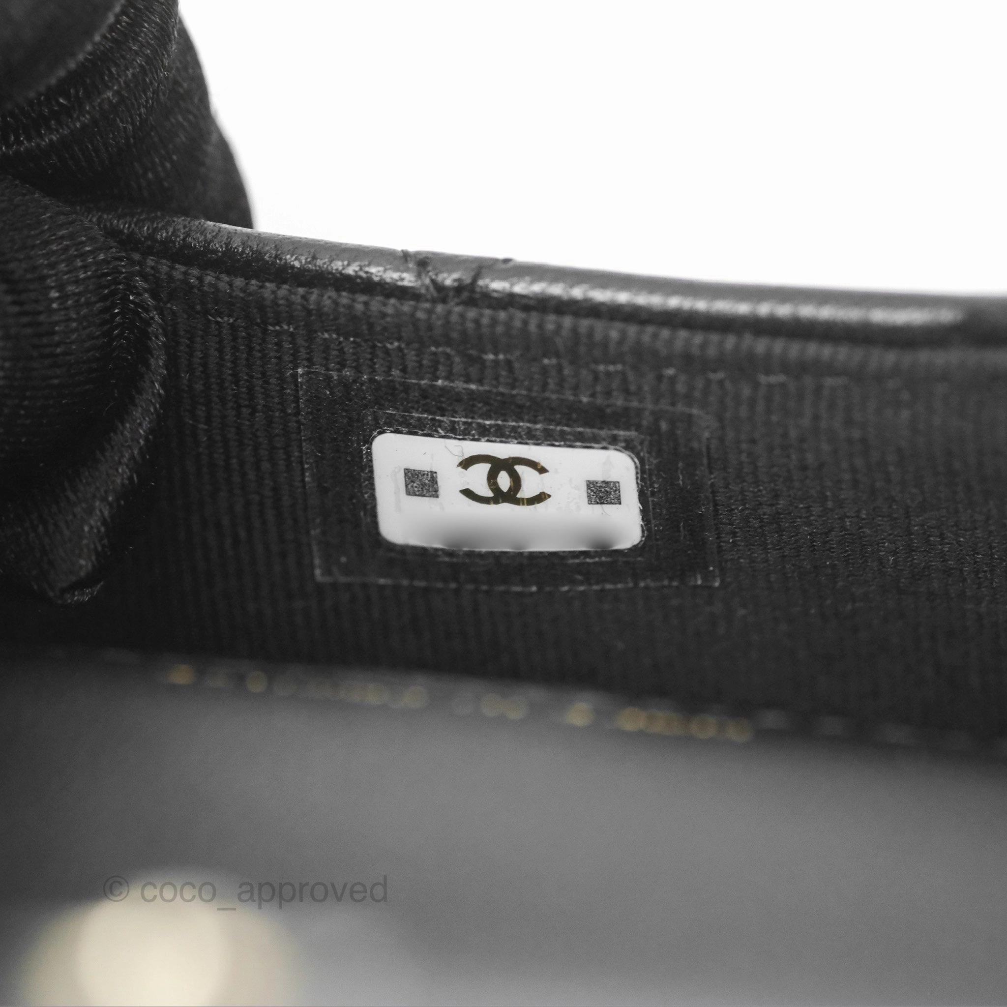 Chanel Pearl Top Handle Mini Clutch with Chain Black Lambskin Gold Hardware