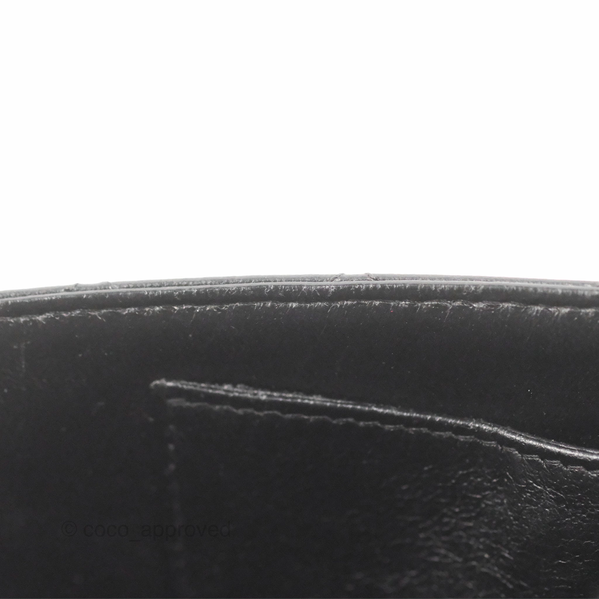 Chanel Quilted Extra Mini Rectangular Flap Black Calfskin Silver Hardware
