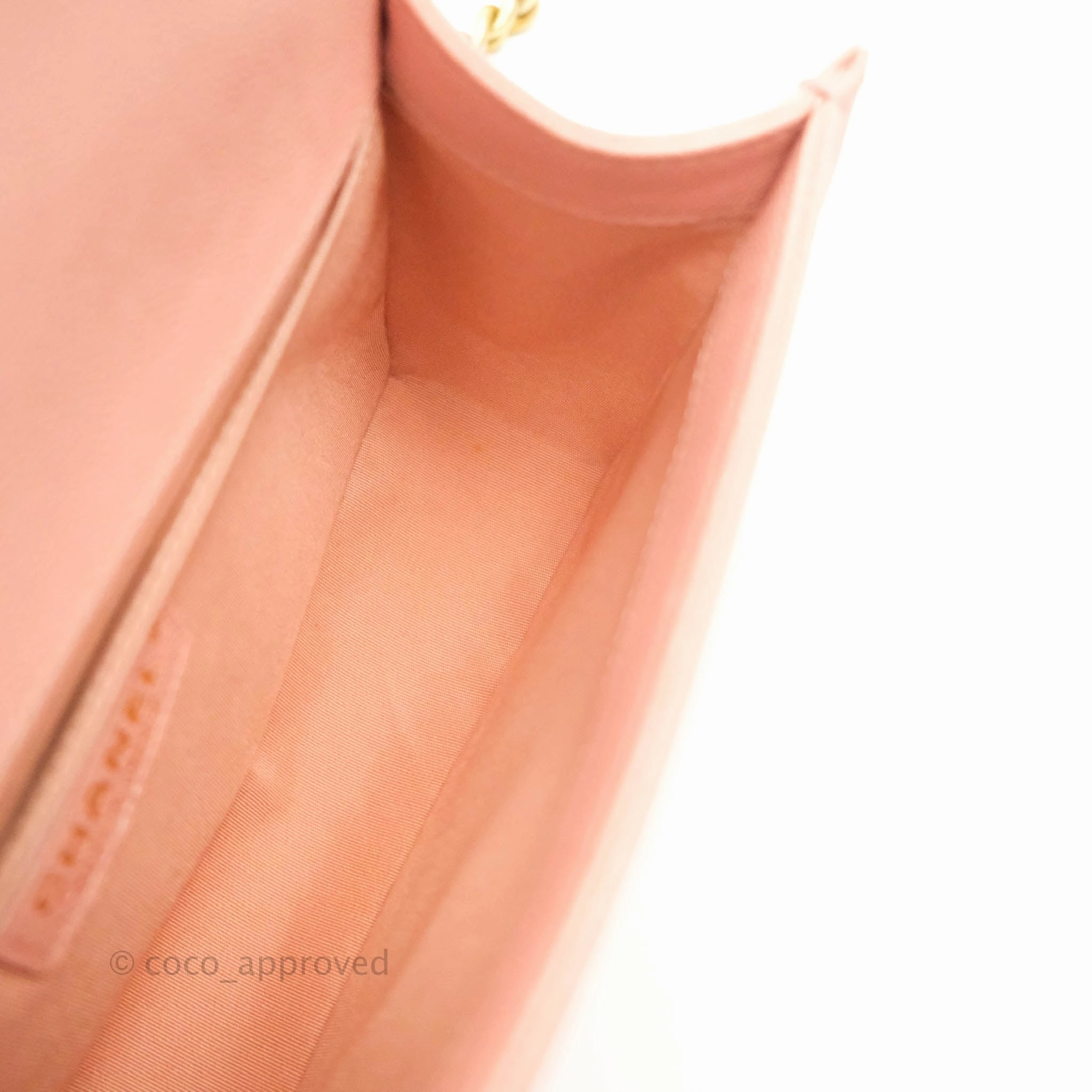 Chanel Quilted Medium Boy Bag Pink Caviar Aged Gold Hardware
