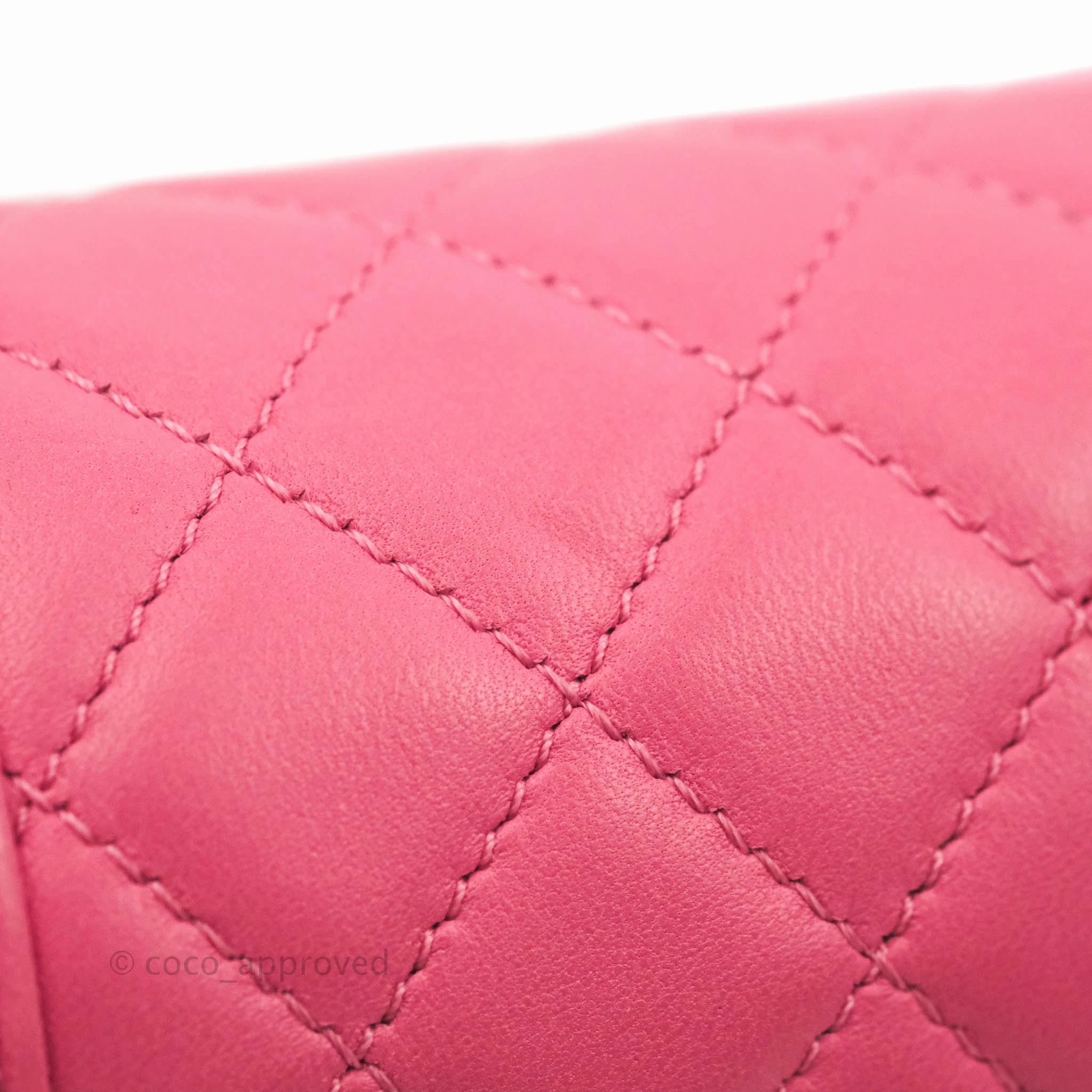 Chanel Quilted Medium Boy Bag Pink Lambskin Aged Gold Hardware
