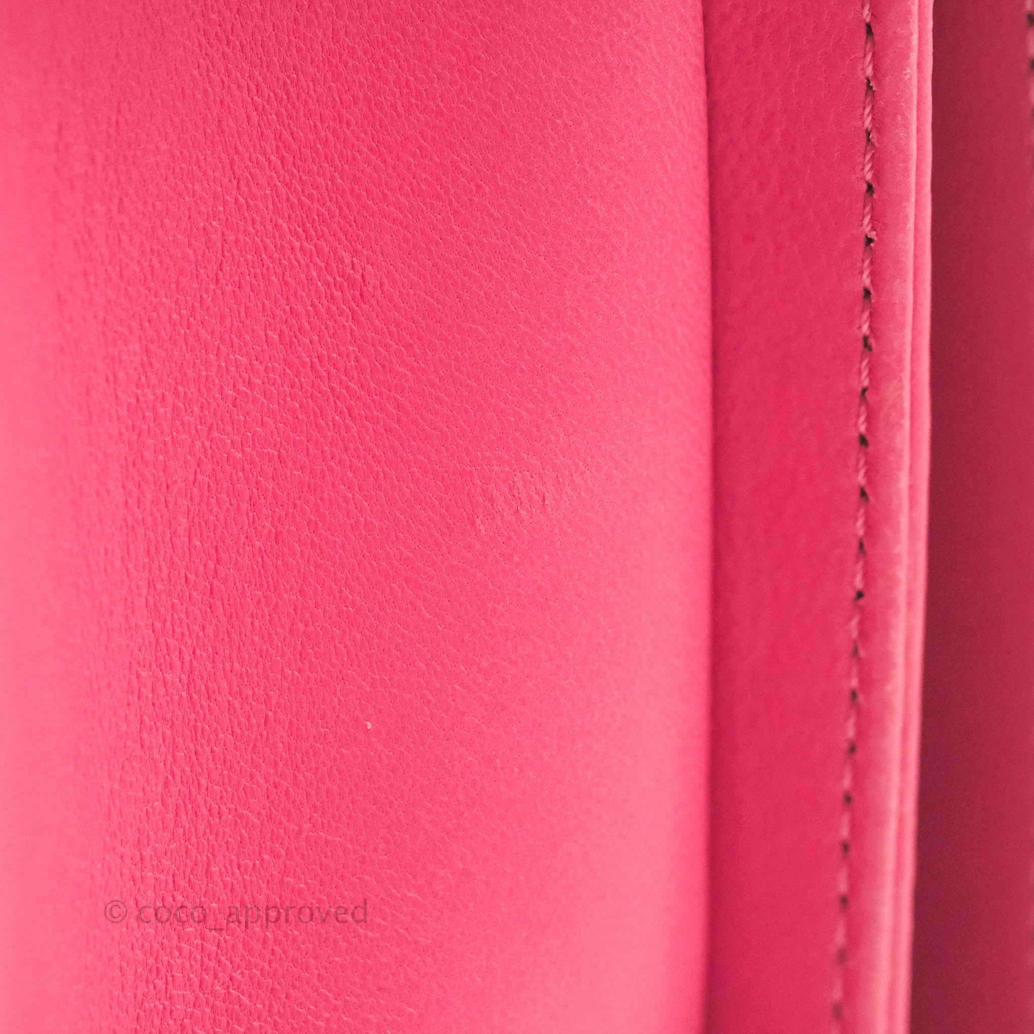 Chanel Quilted Medium Boy Bag Pink Lambskin Aged Gold Hardware