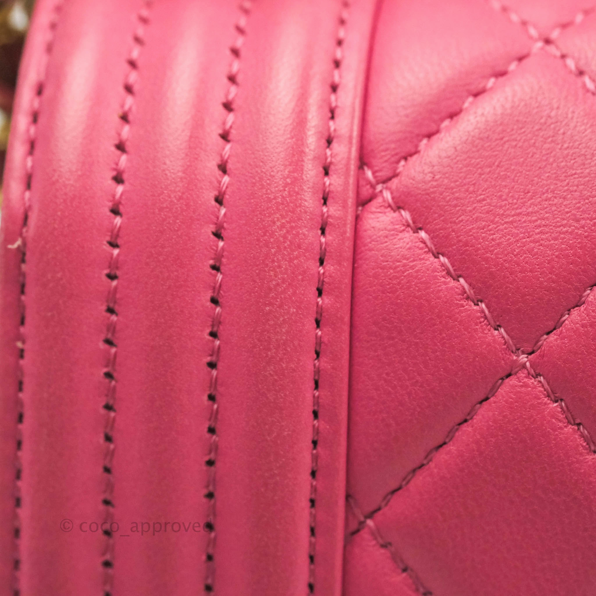 Chanel Quilted Medium Boy Bag Pink Lambskin Aged Gold Hardware