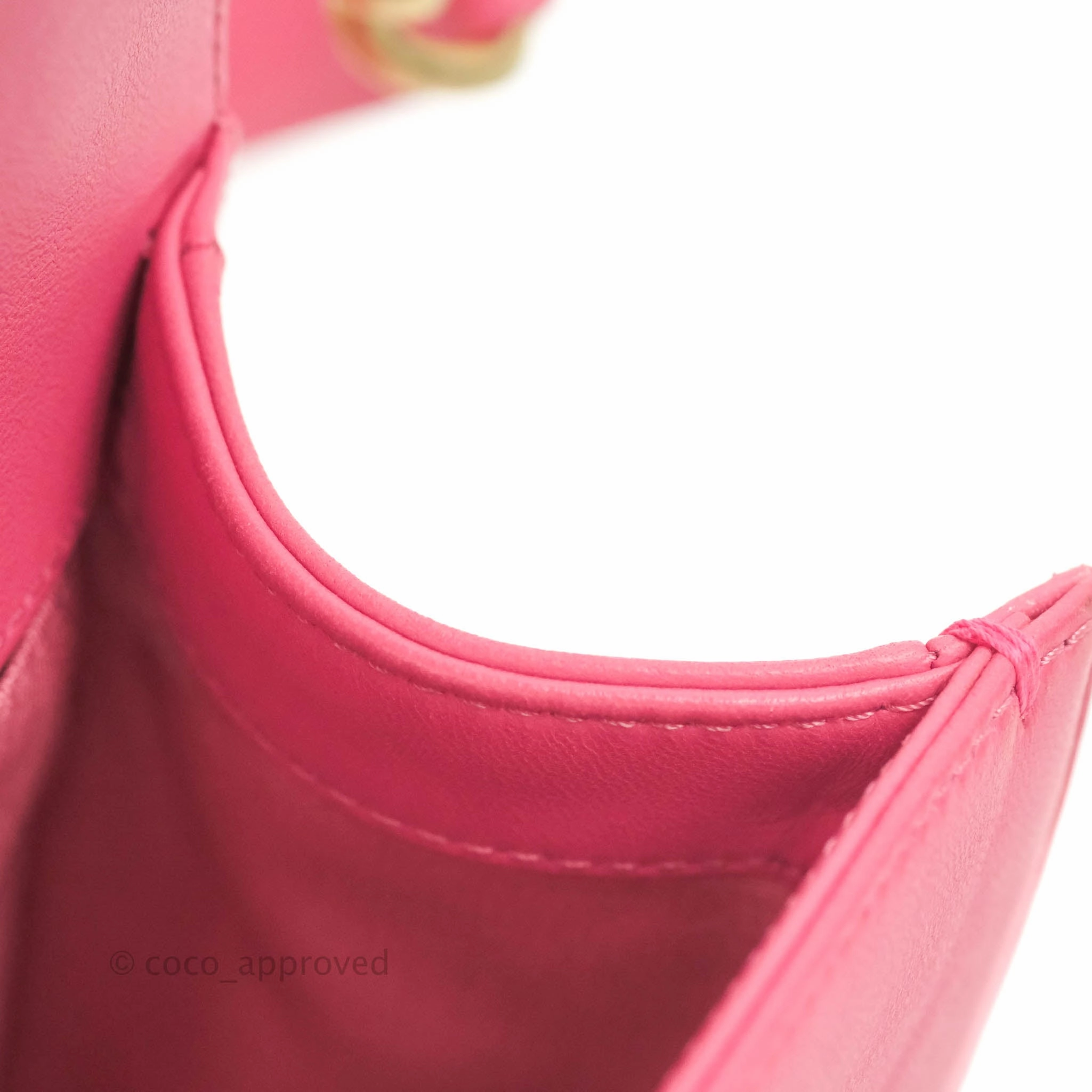 Chanel Quilted Medium Boy Bag Pink Lambskin Aged Gold Hardware