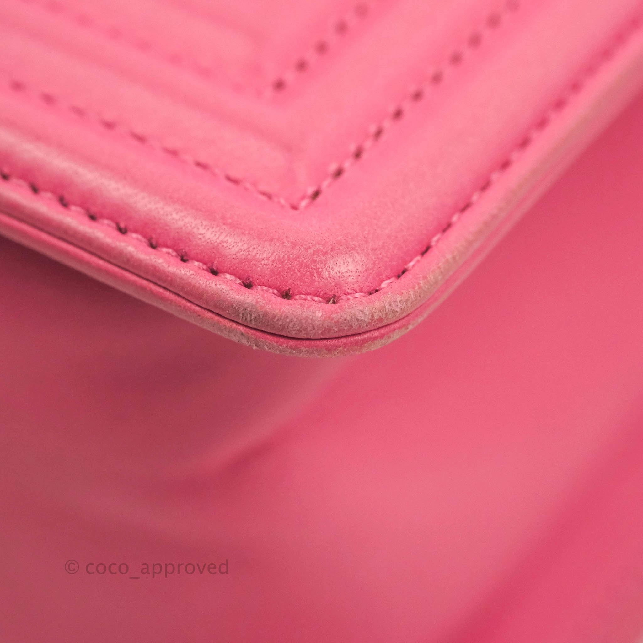 Chanel Quilted Medium Boy Bag Pink Lambskin Aged Gold Hardware
