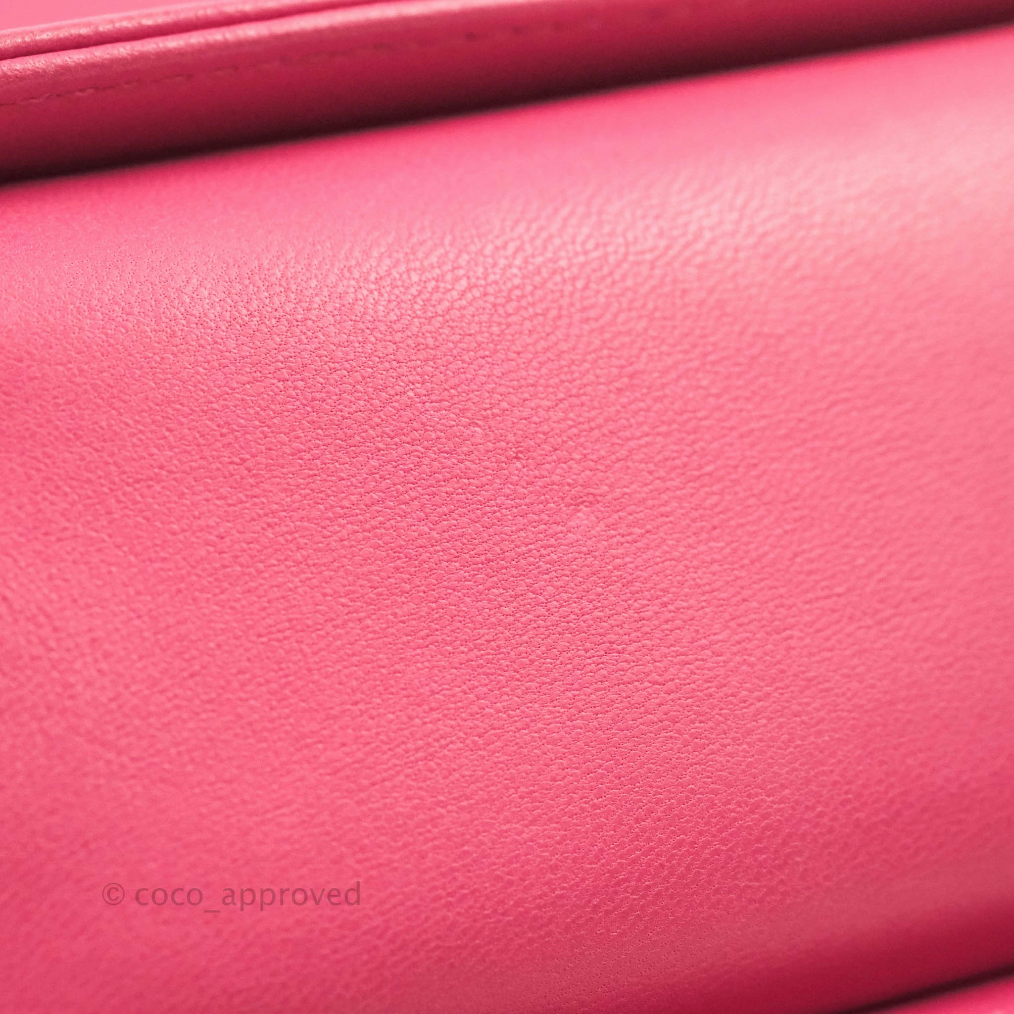 Chanel Quilted Medium Boy Bag Pink Lambskin Aged Gold Hardware
