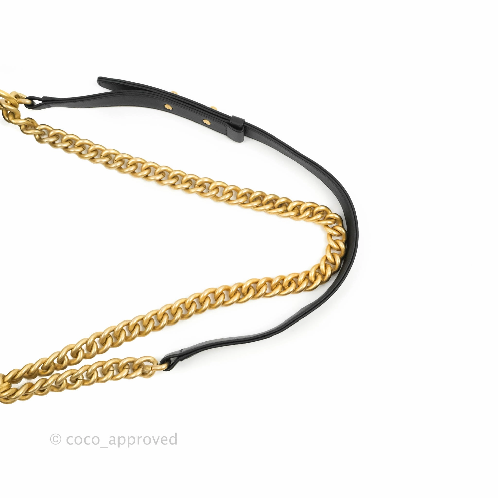 Chanel Quilted Medium Boy Black Calfskin Aged Gold Hardware
