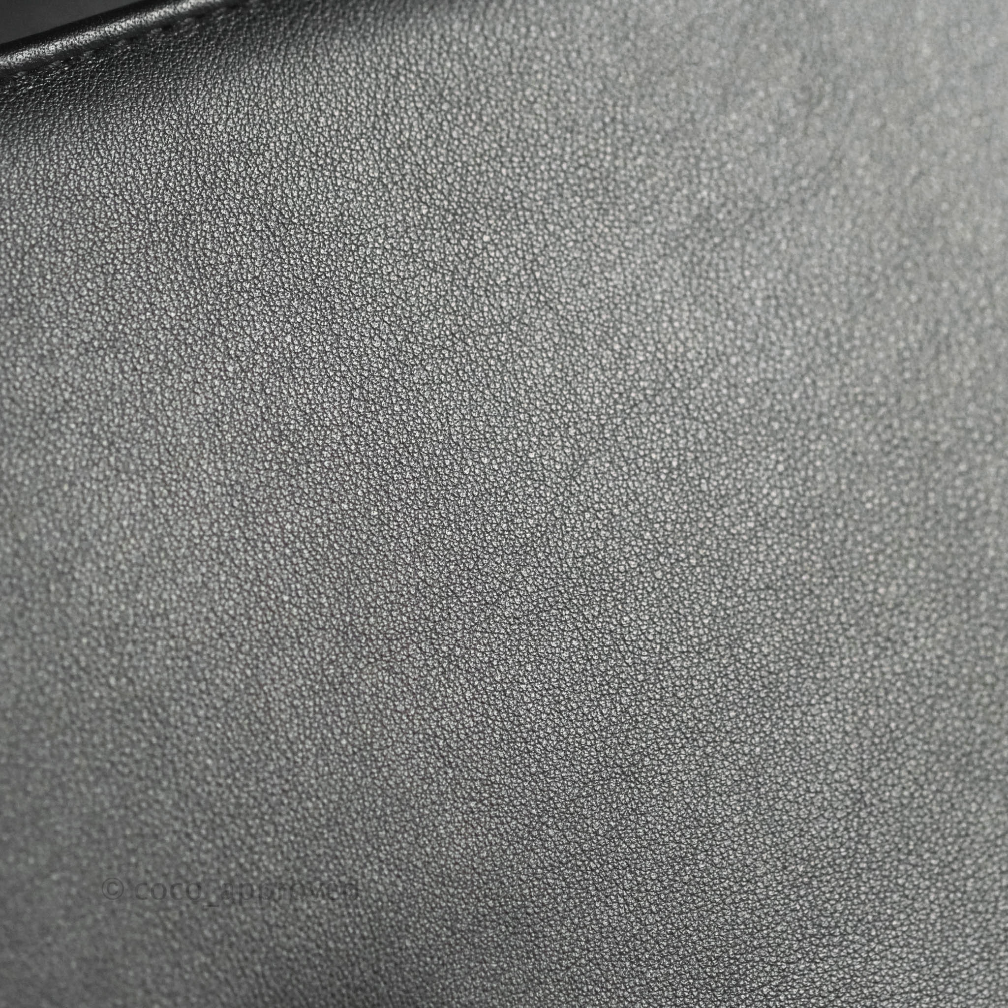 Chanel Quilted Medium Boy Black Calfskin Ruthenium Hardware