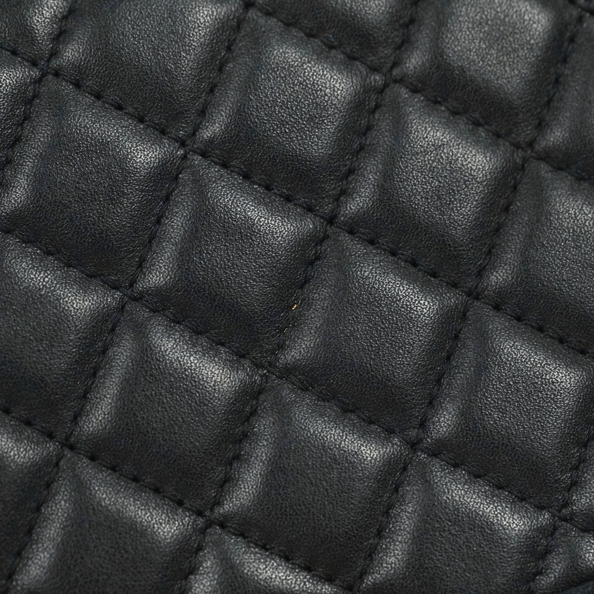 Chanel Quilted Medium Boy Black Lambskin Gold Hardware