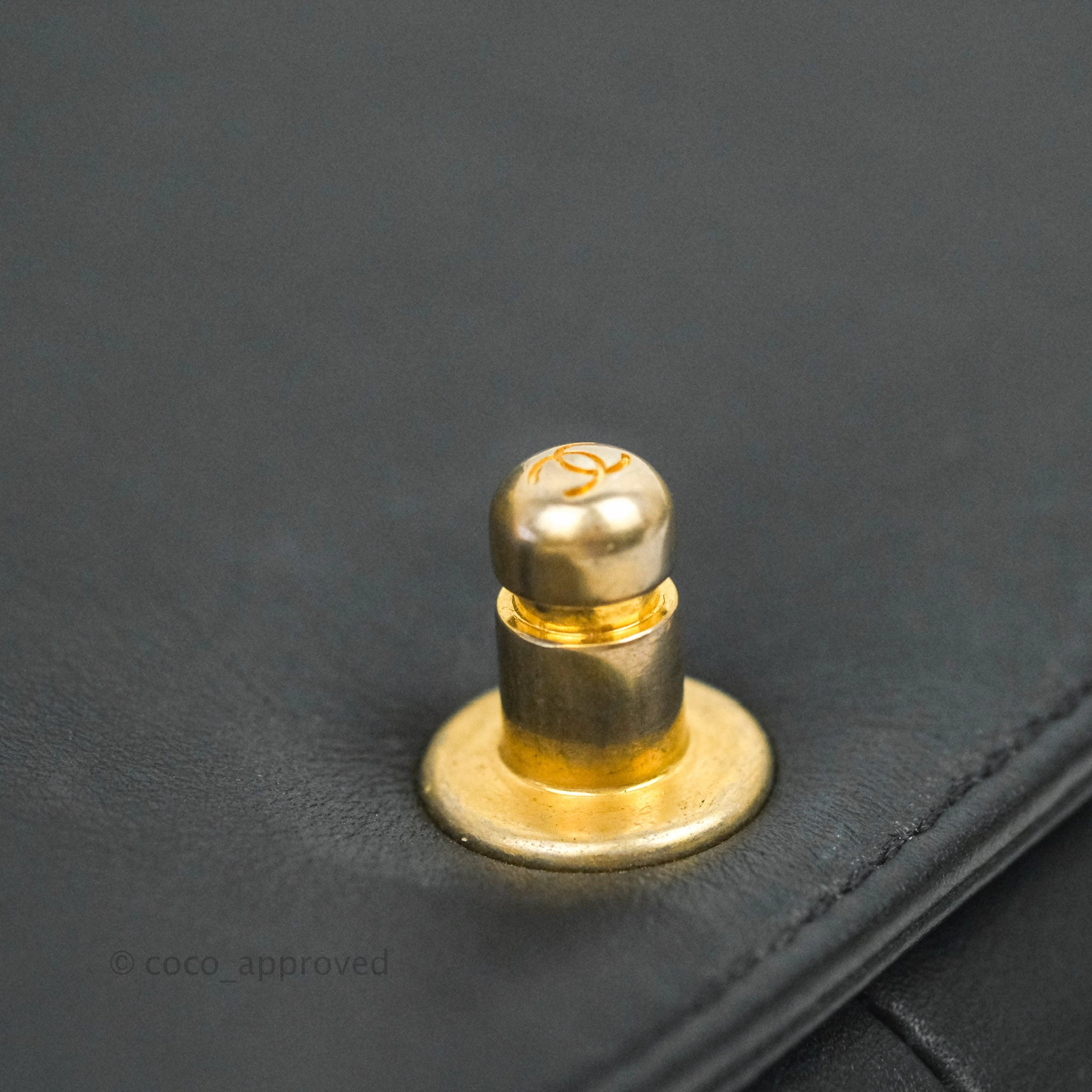 Chanel Quilted Medium Boy Black Lambskin Gold Hardware