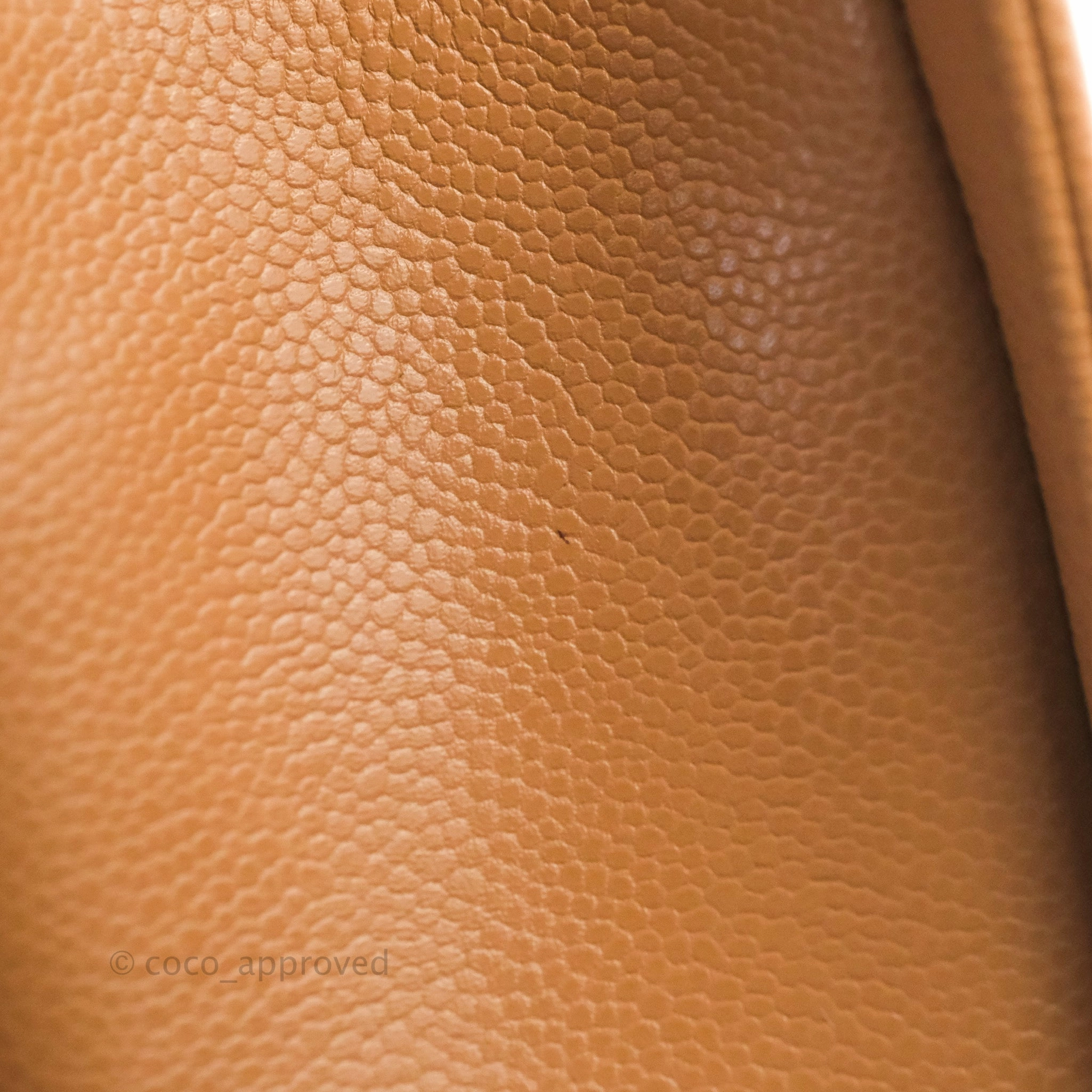 Chanel Quilted Medium Boy Caramel Caviar Gold Hardware