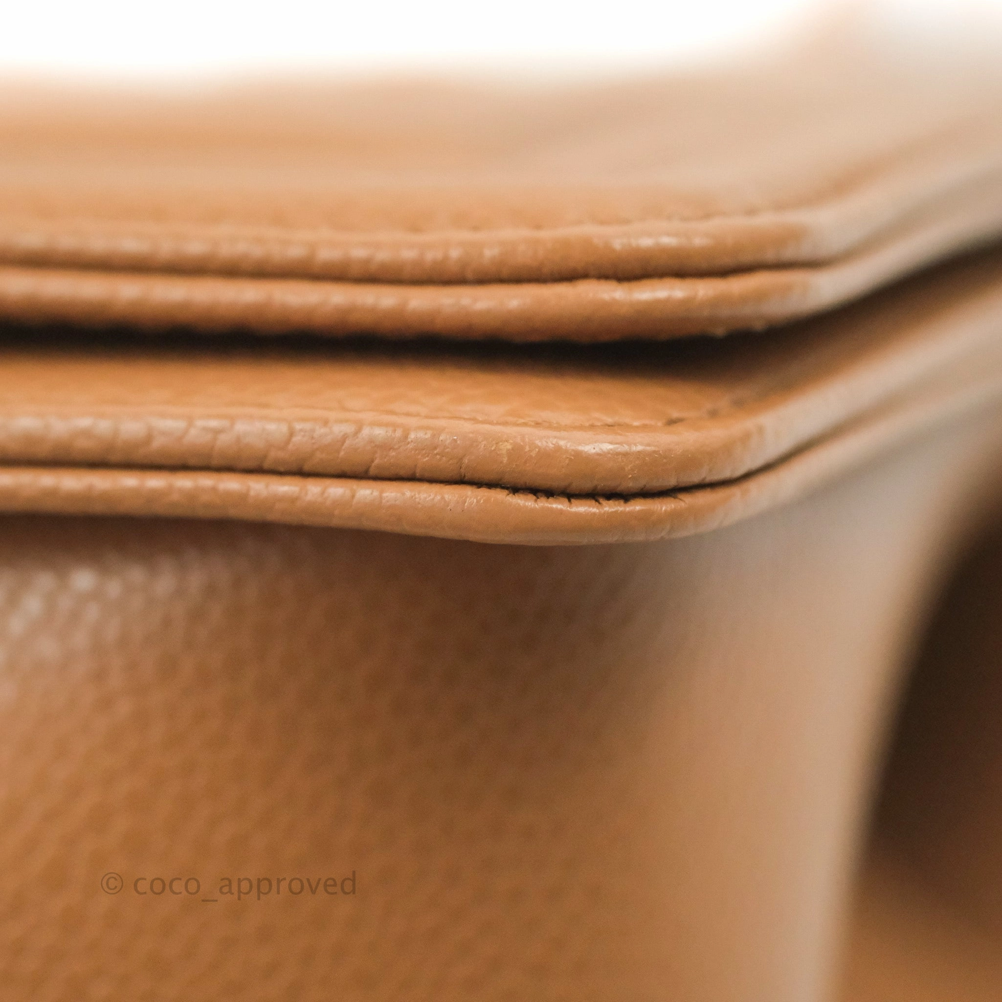 Chanel Quilted Medium Boy Caramel Caviar Gold Hardware
