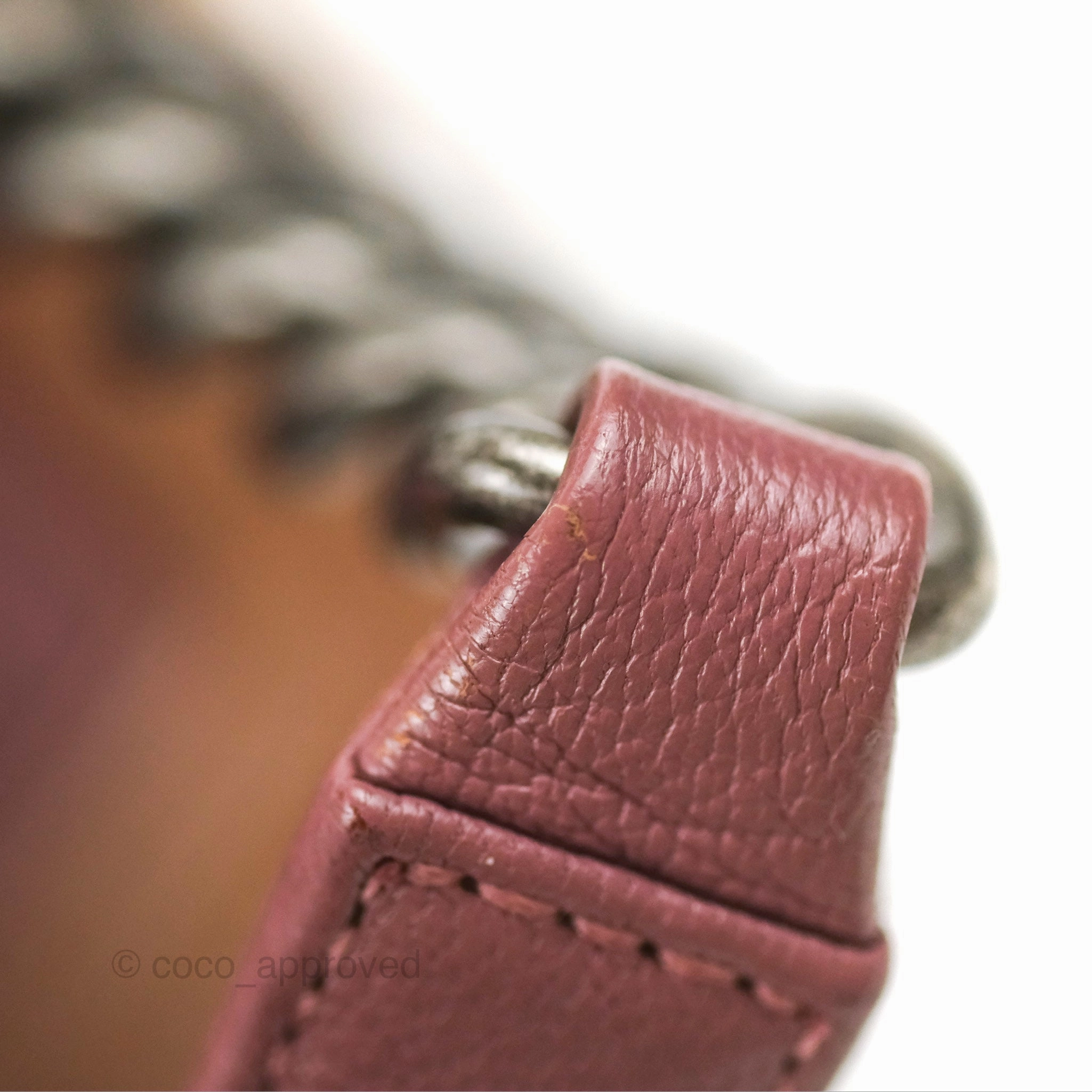 Chanel Quilted Medium Boy Plum Pink Calfskin Ruthenium Hardware