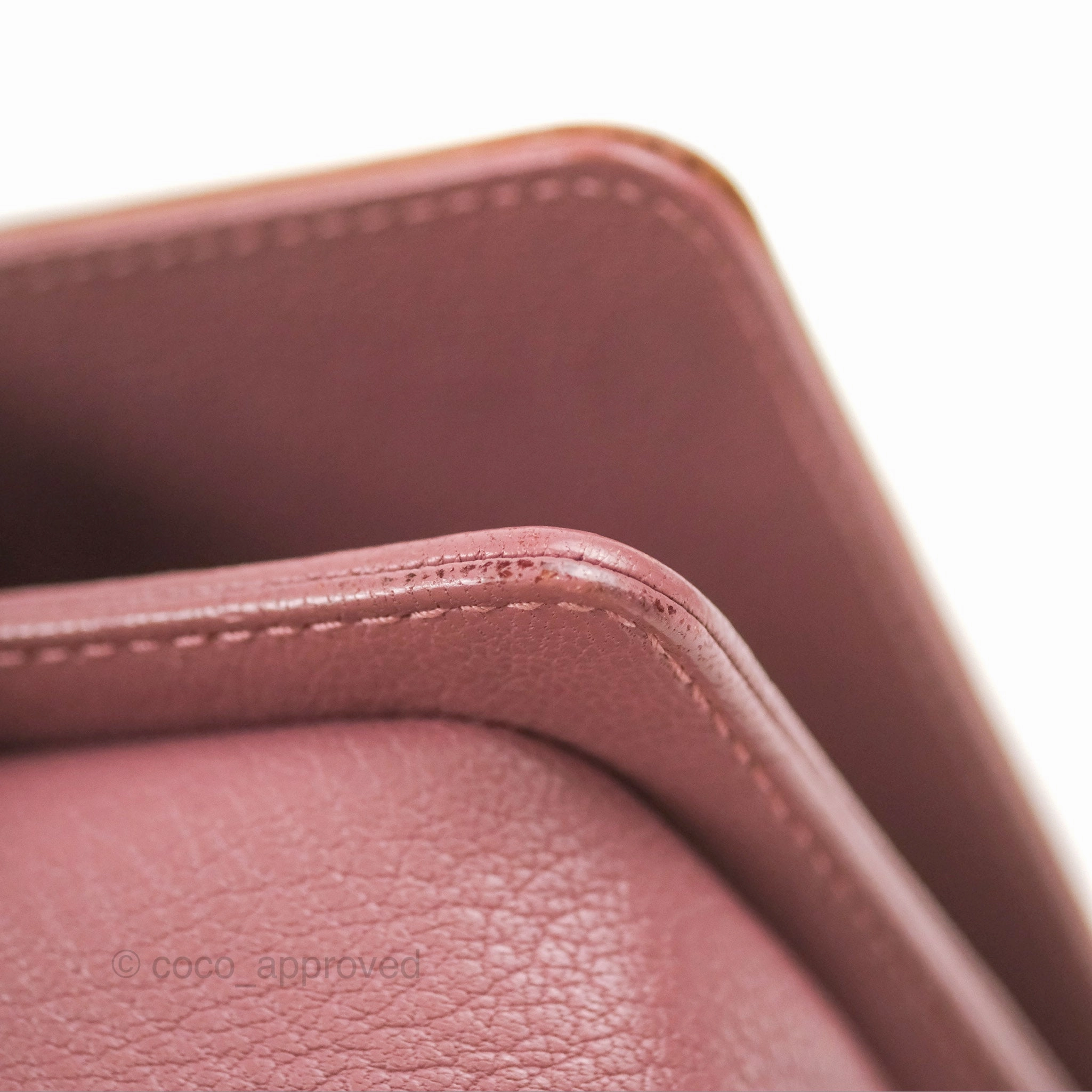 Chanel Quilted Medium Boy Plum Pink Calfskin Ruthenium Hardware