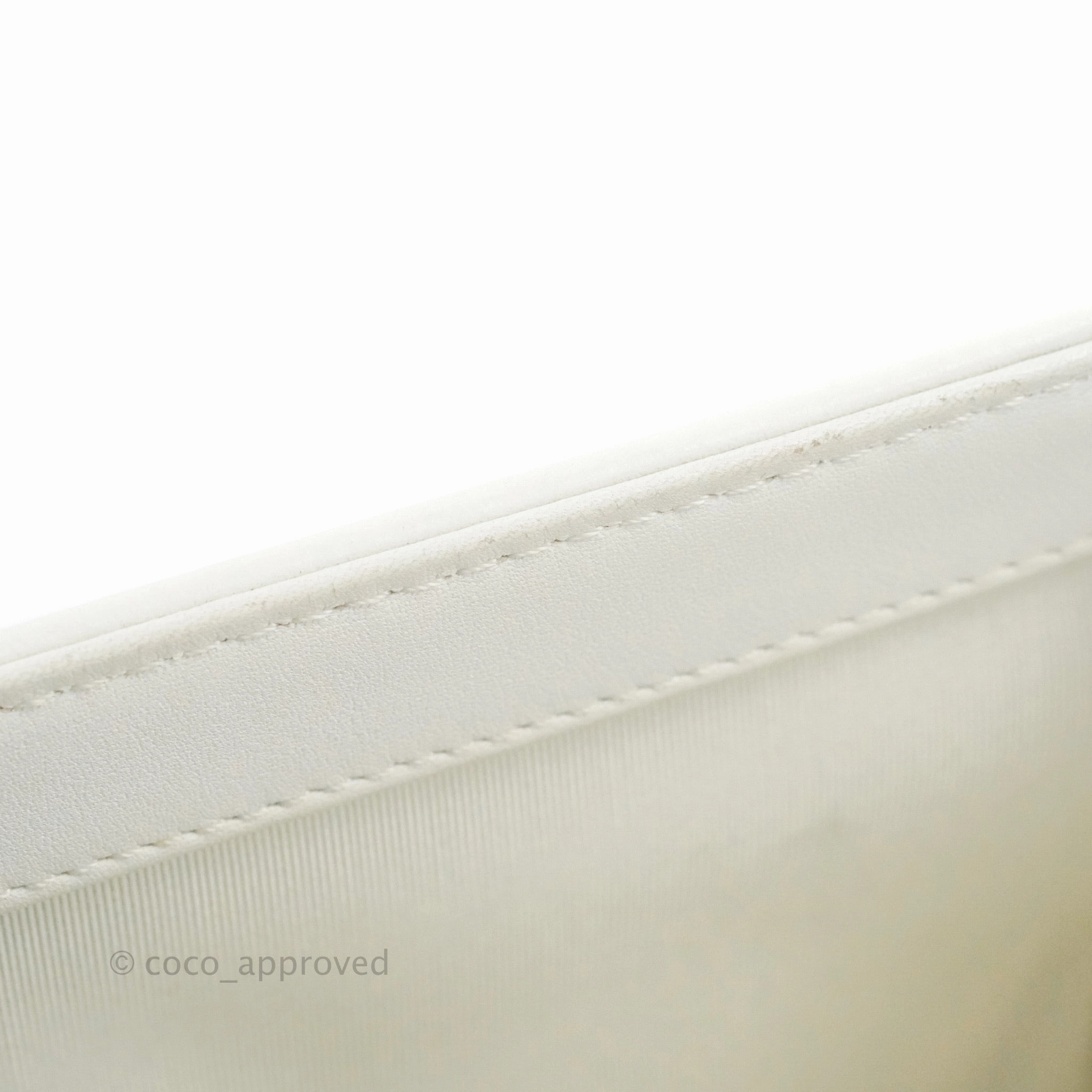 Chanel Quilted Medium Boy White Calfskin Gold Hardware