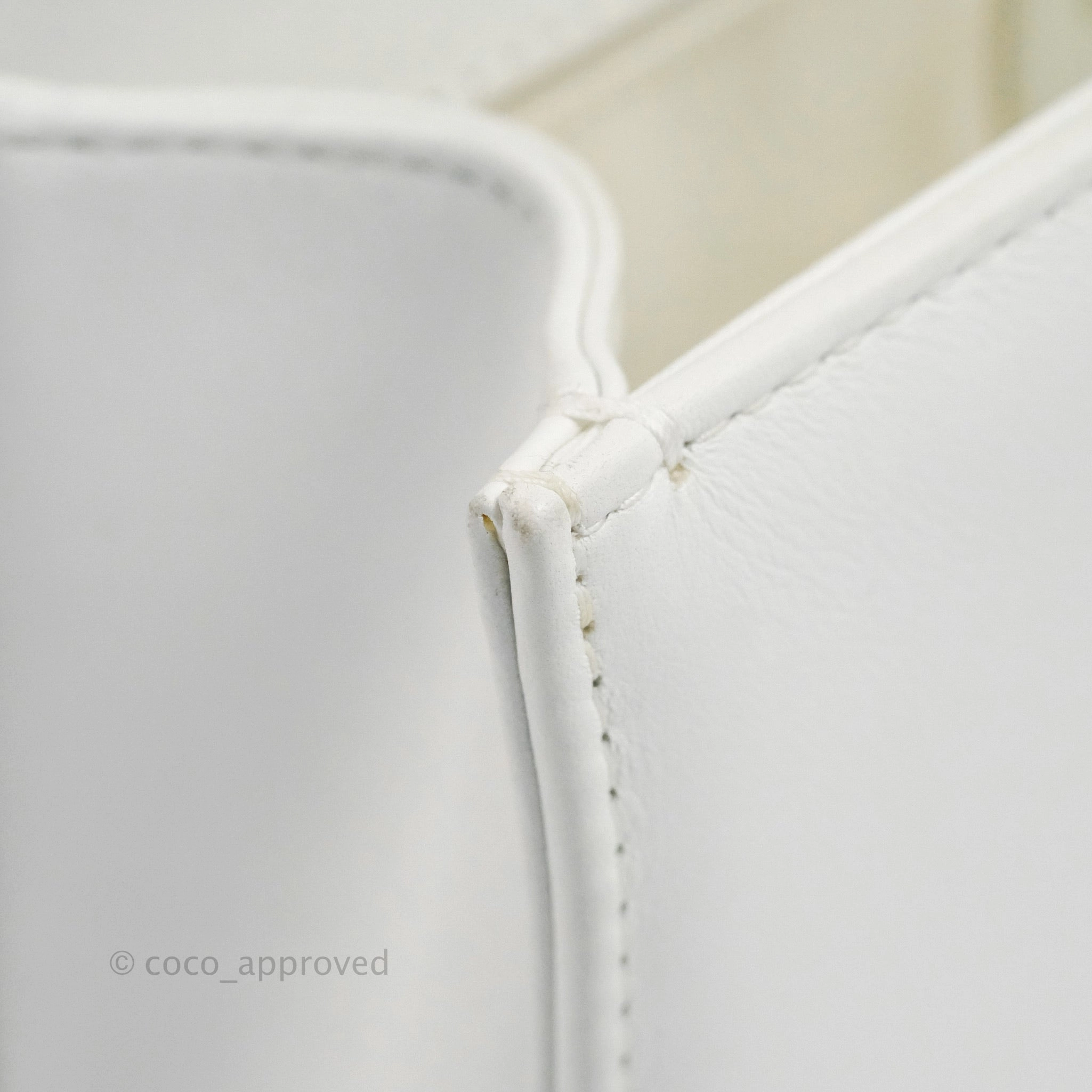Chanel Quilted Medium Boy White Calfskin Gold Hardware