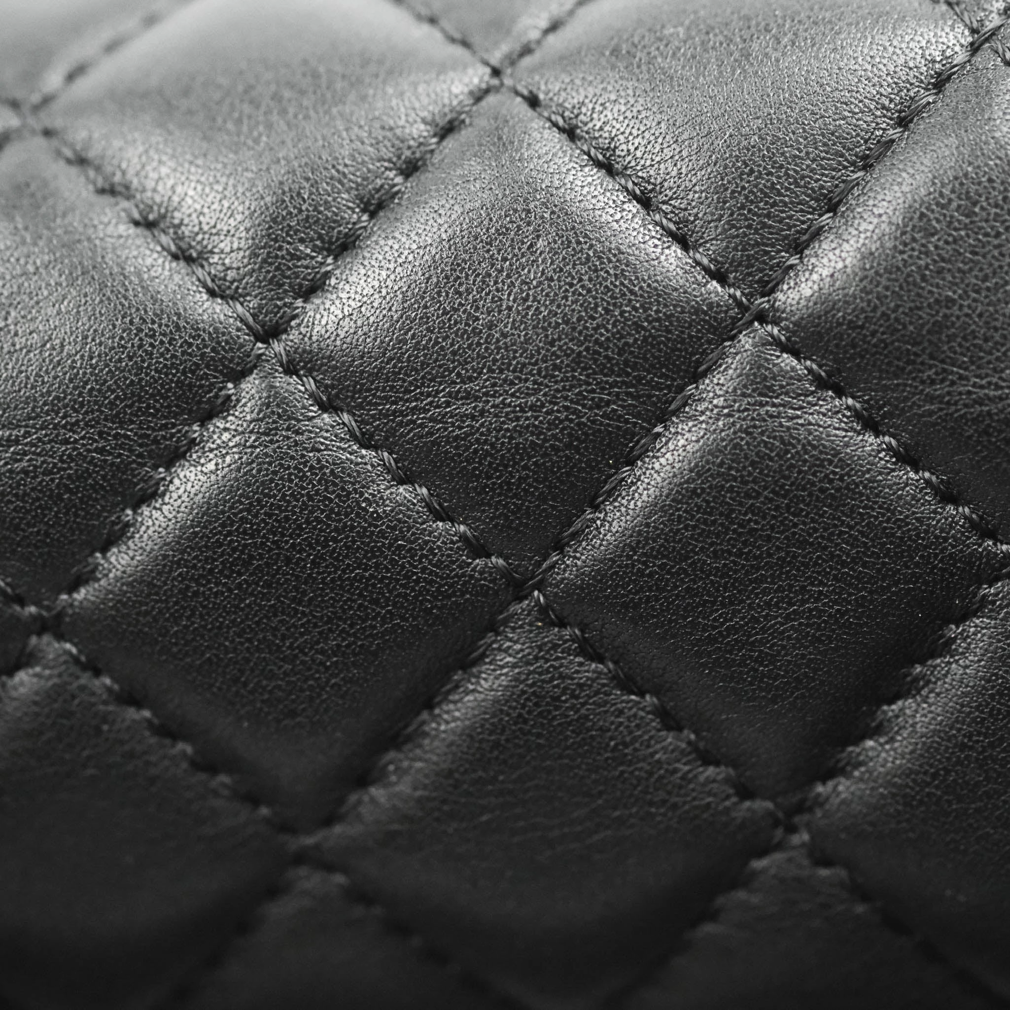 Chanel Quilted Medium Boy with Logo Handle Black Calfskin 2021 Cruise
