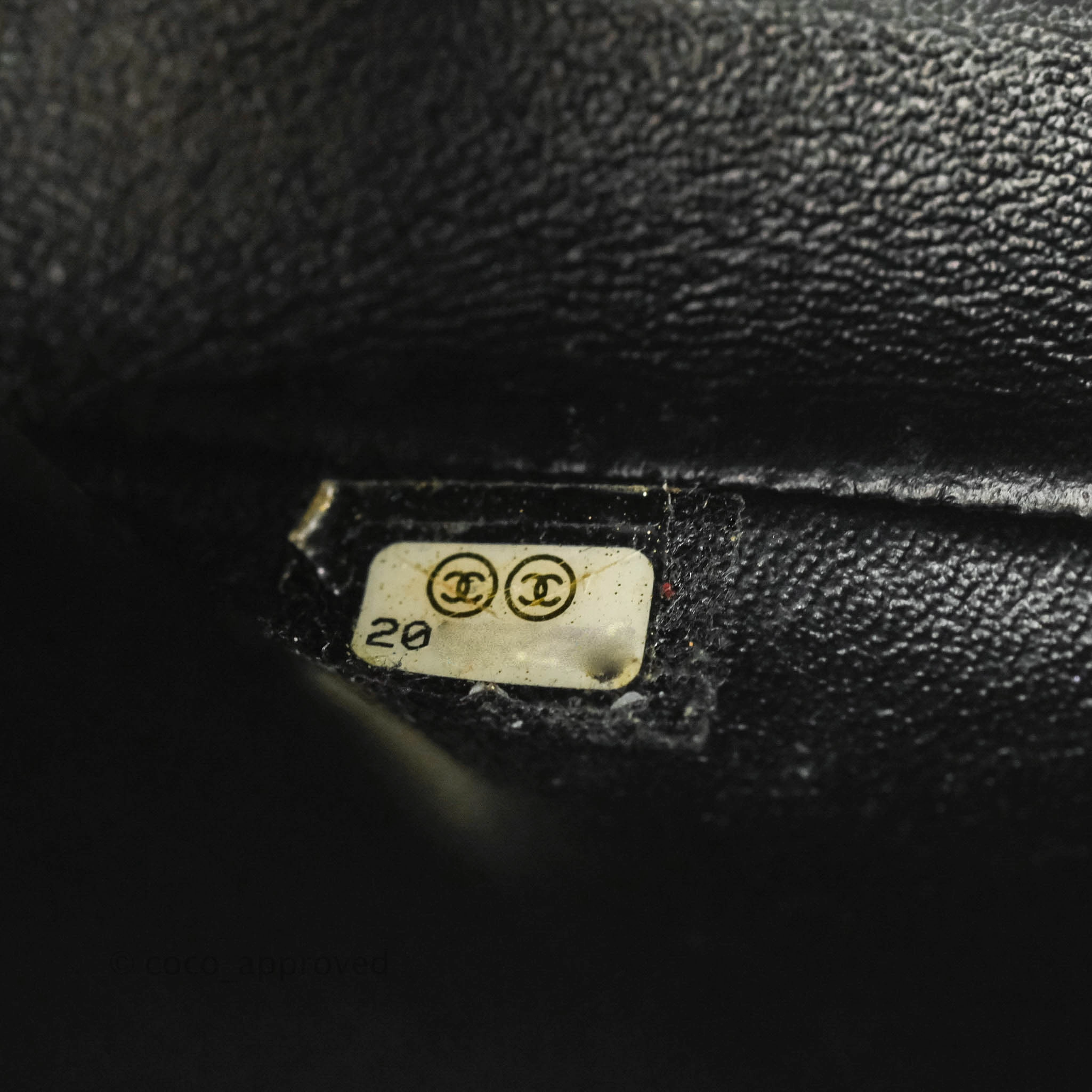Chanel Quilted Mini Rectangular Black Caviar Gold Hardware