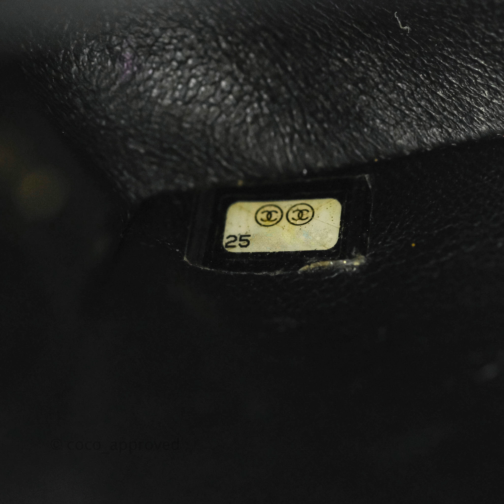 Chanel Quilted Mini Rectangular Flap Black Caviar Gold Hardware 18S
