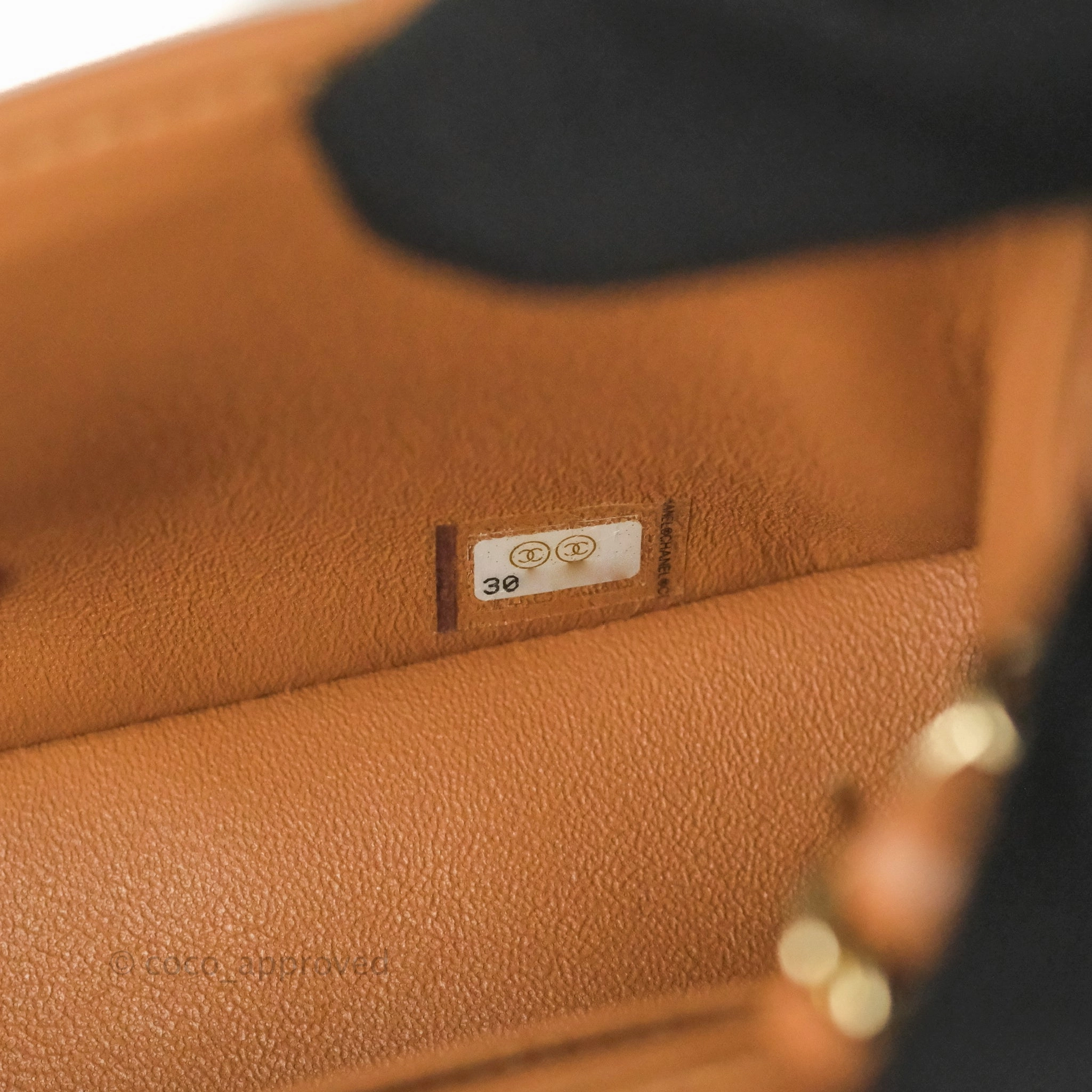 Chanel Quilted Mini Rectangular Flap Caramel Lambskin Gold Hardware 21P