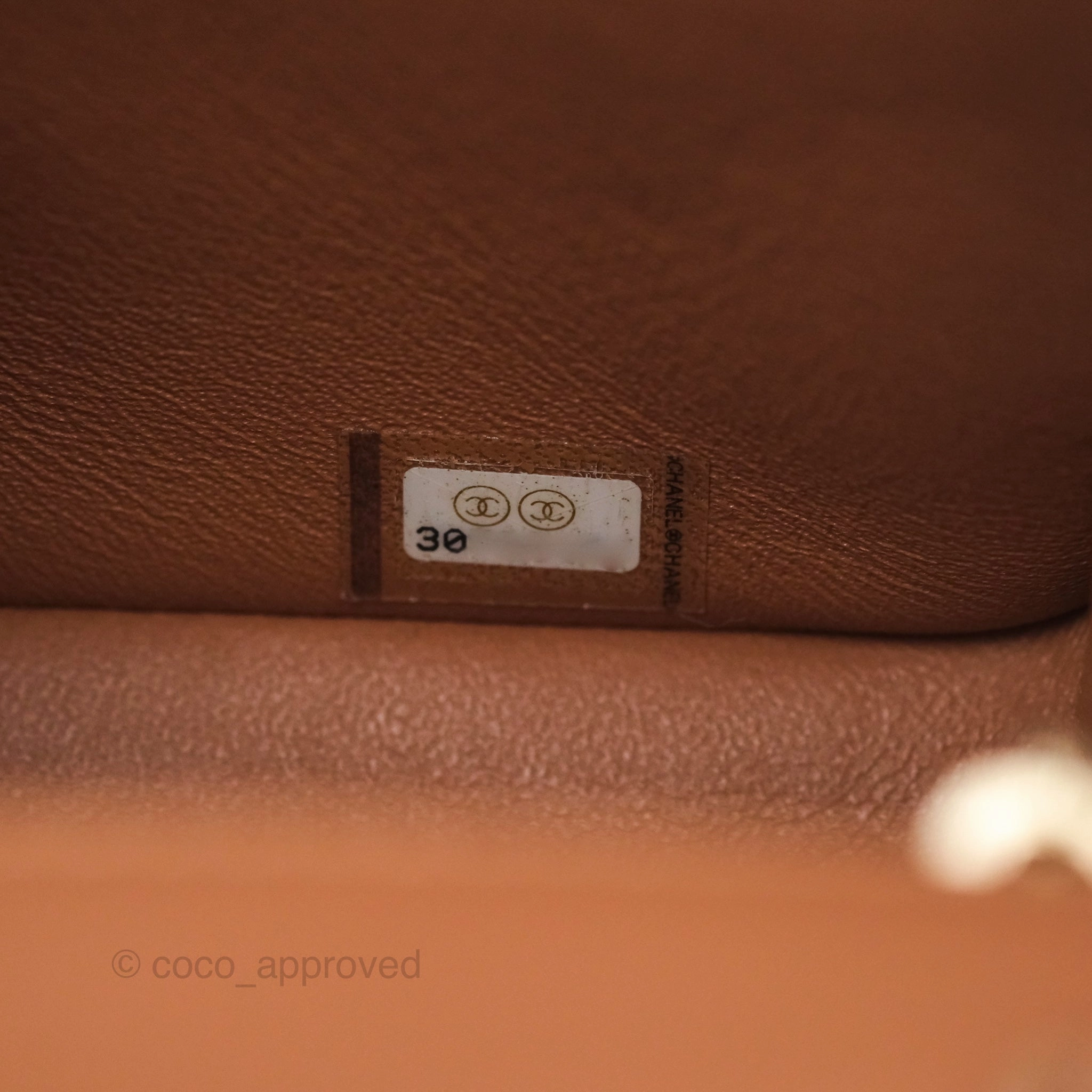 Chanel Quilted Mini Rectangular Flap Caramel Lambskin Gold Hardware