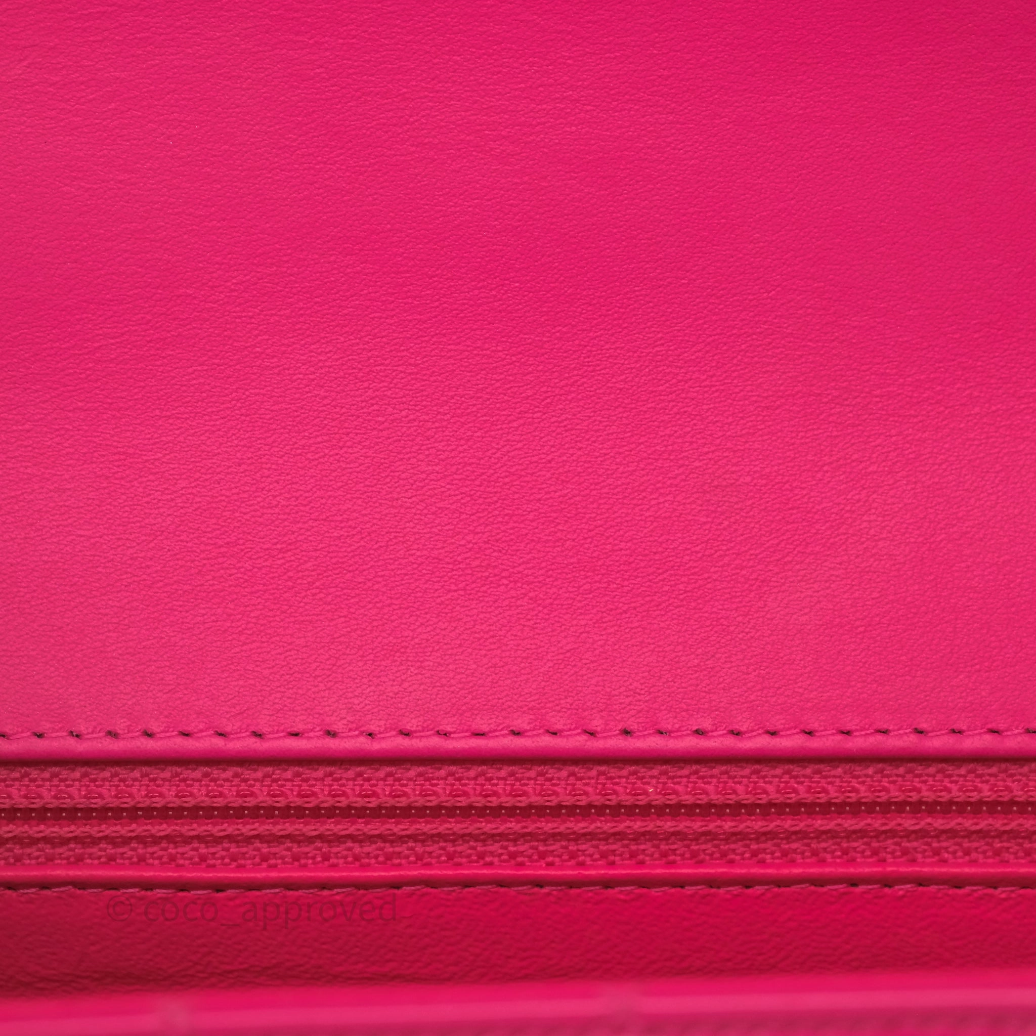Chanel Quilted Mini Rectangular Flap Neo Pink Patent Gold Hardware