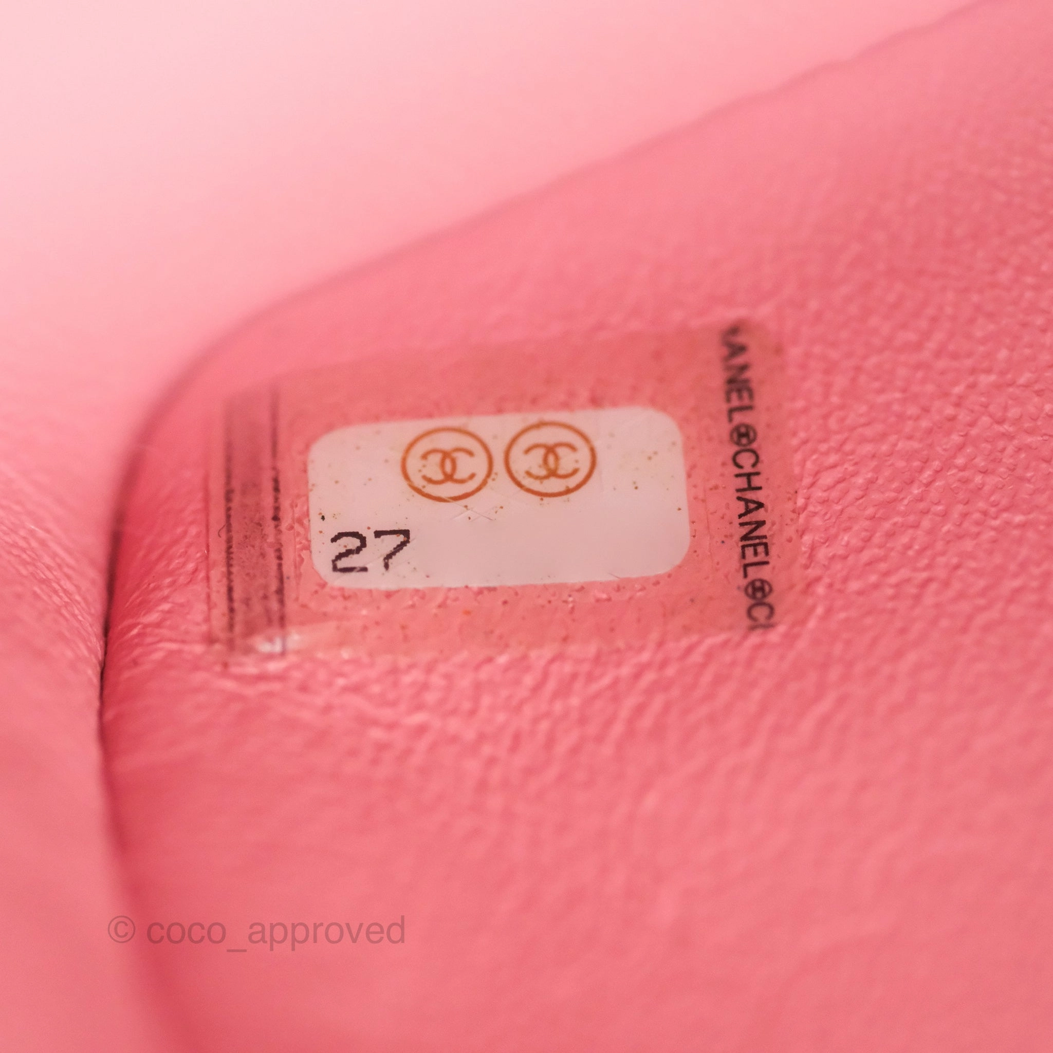 Chanel Quilted Mini Rectangular Flap Pink Lambskin Aged Gold Hardware