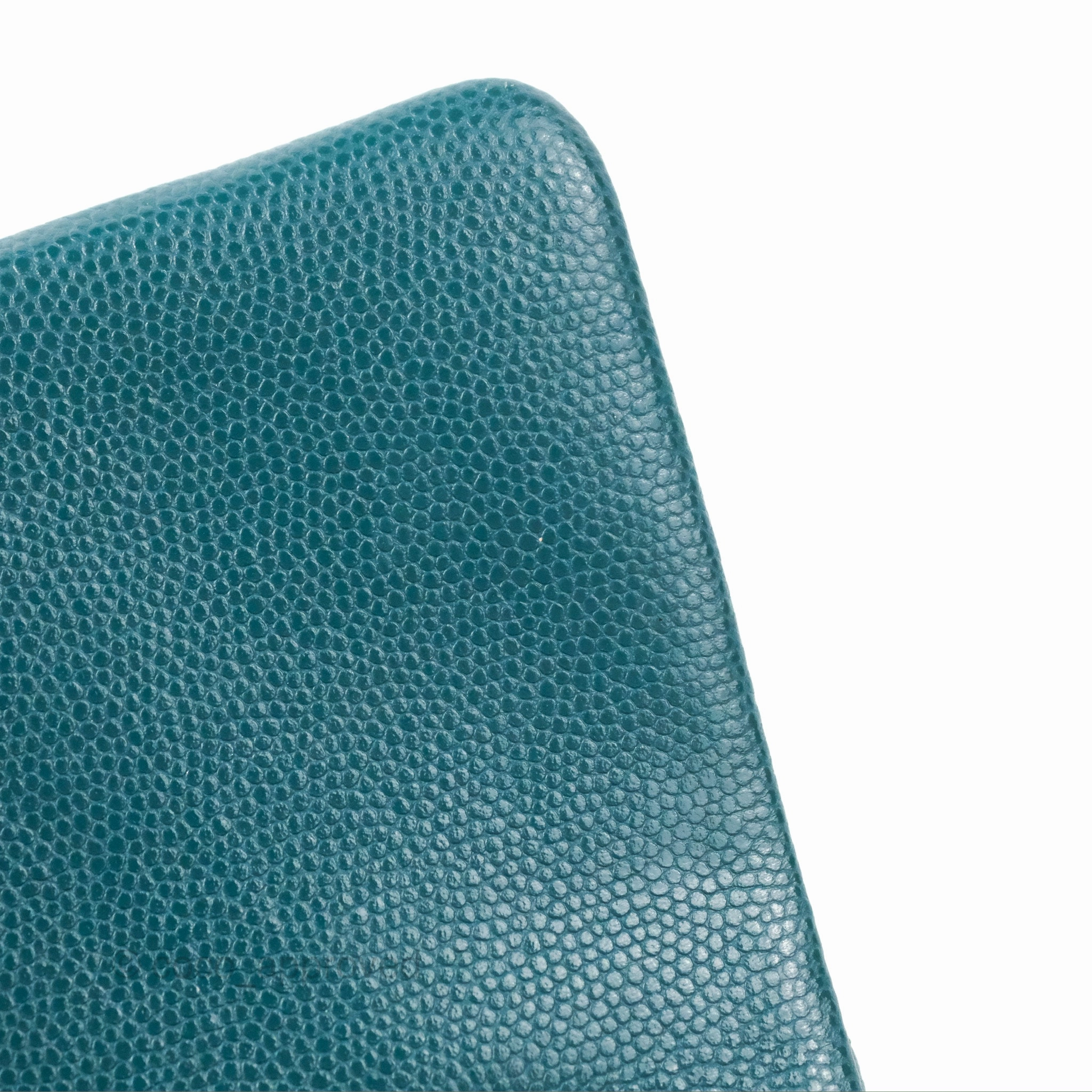 Chanel Quilted Mini Rectangular Flap Teal Green Caviar Silver Hardware