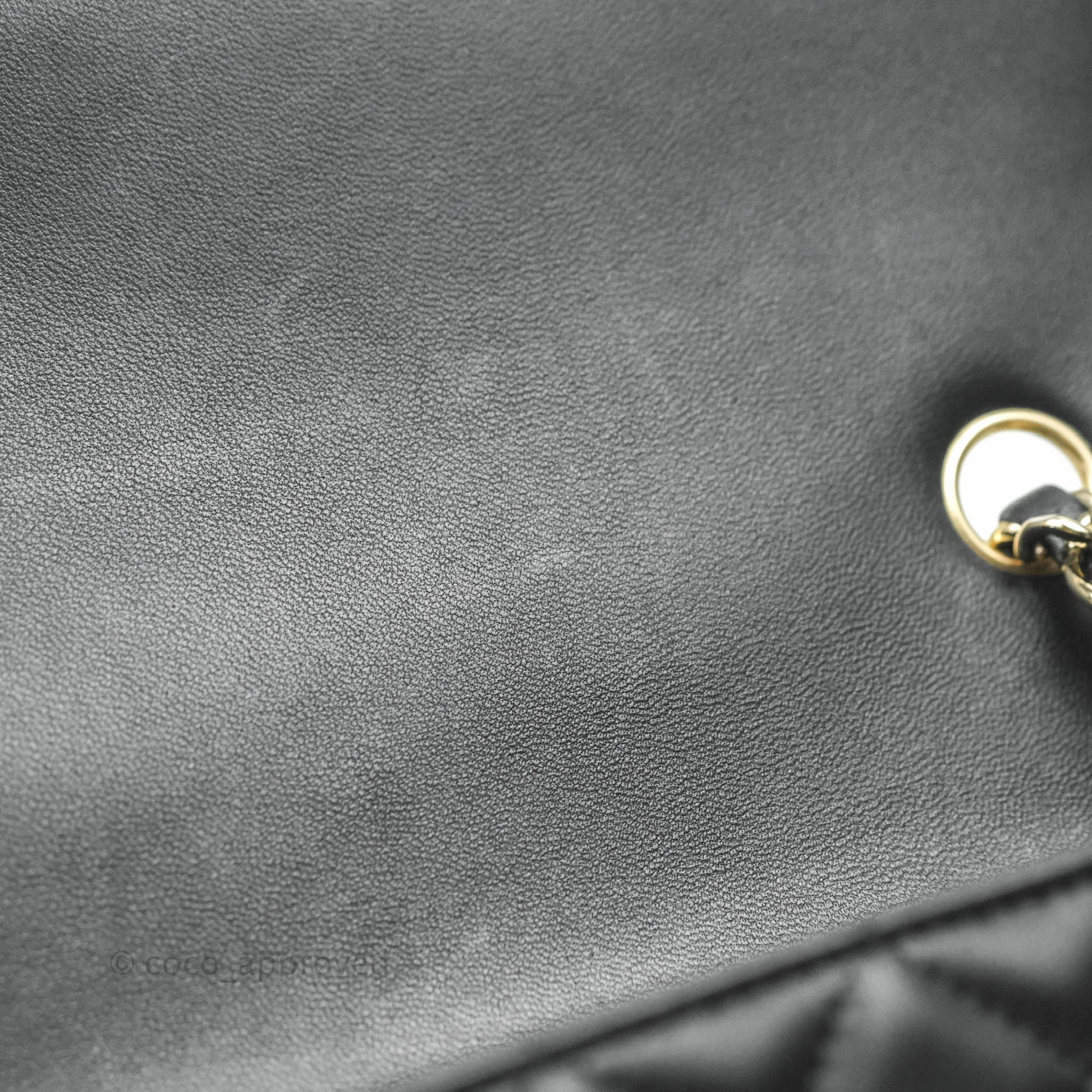 Chanel Quilted Mini Rectangular Lambskin Black Gold Hardware