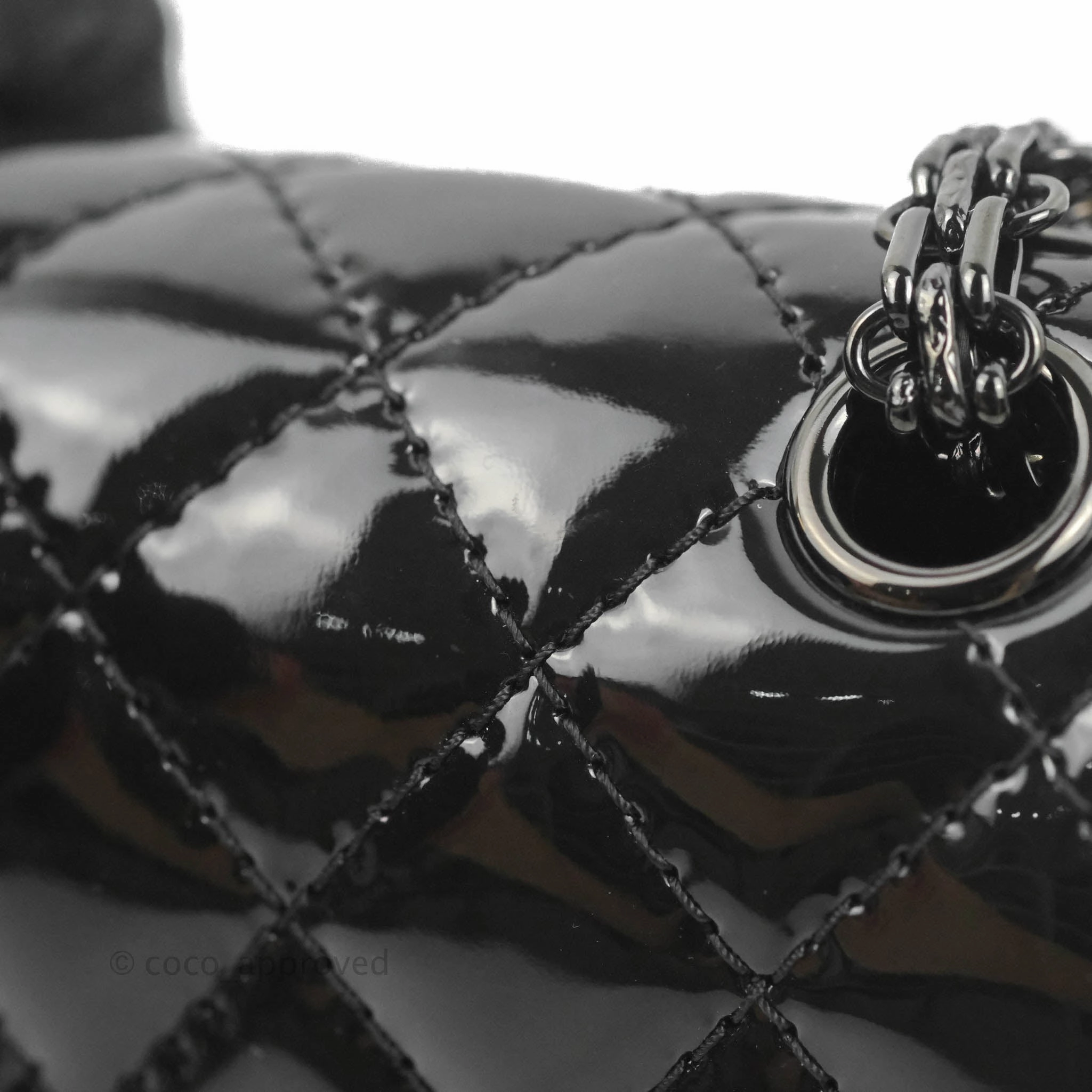 Chanel Quilted Mini Reissue 224 So Black Patent