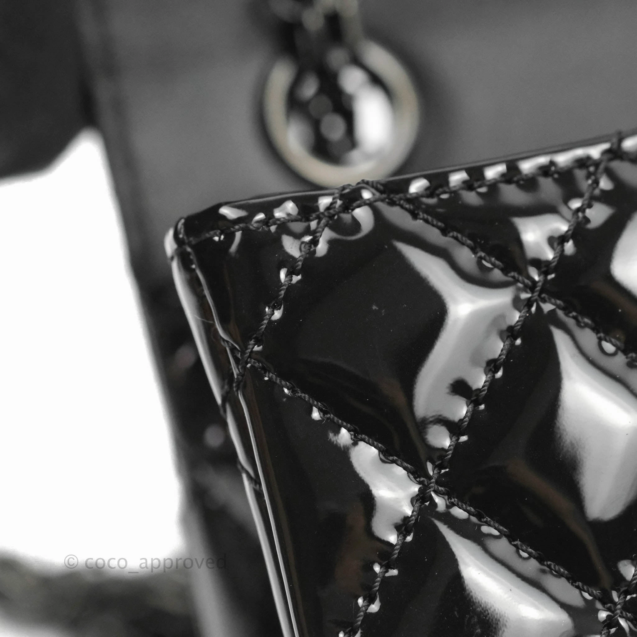 Chanel Quilted Mini Reissue 224 So Black Patent