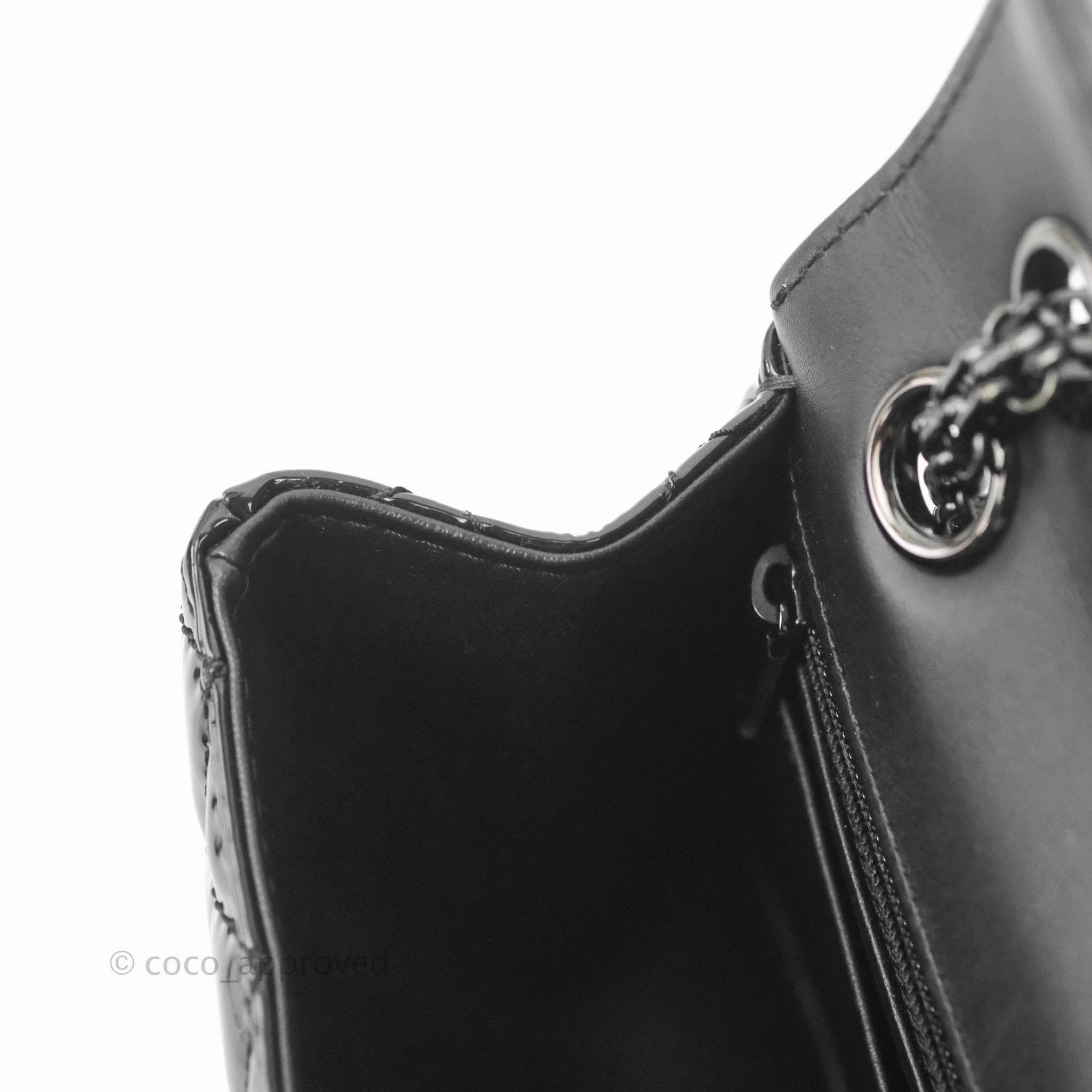Chanel Quilted Mini Reissue 224 So Black Patent