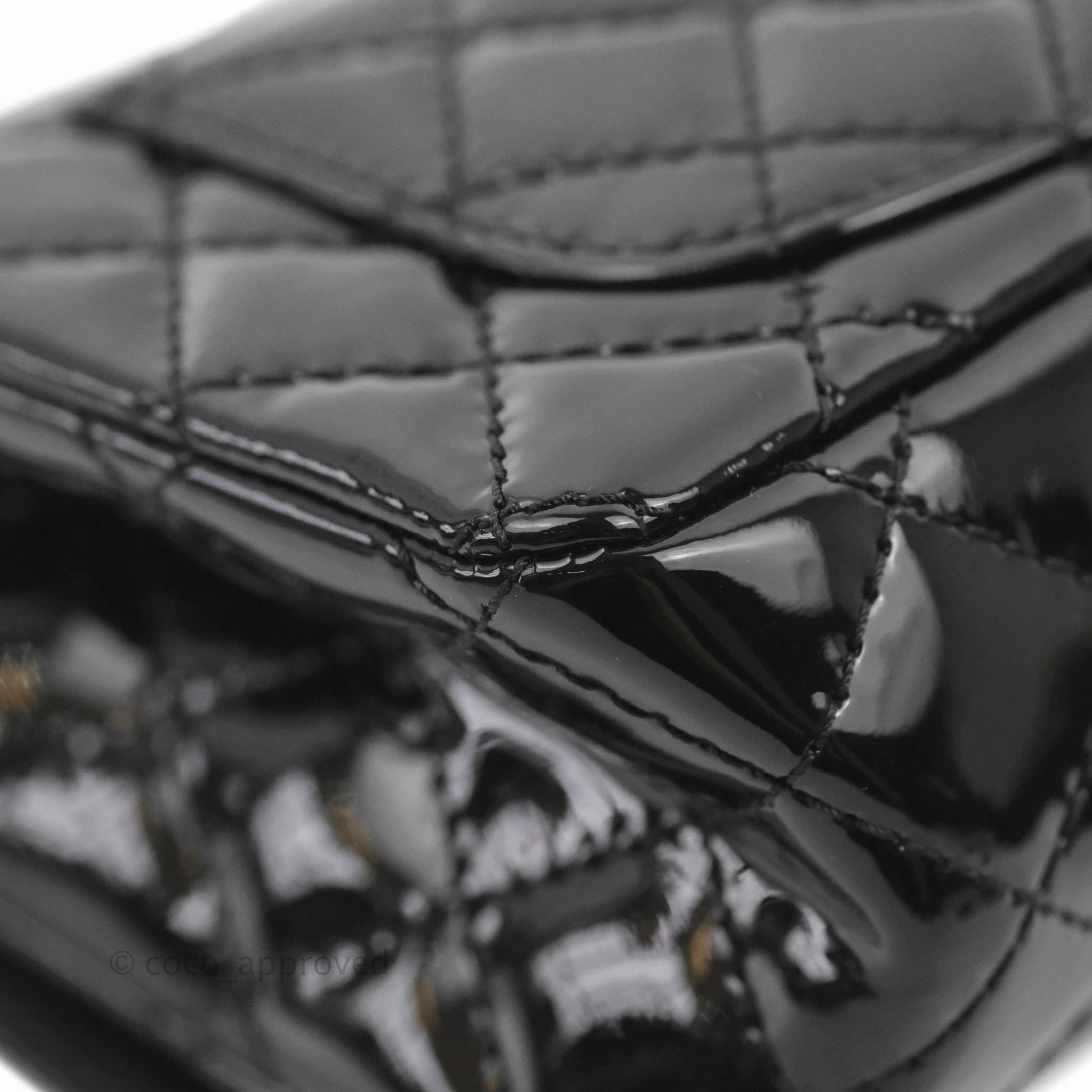 Chanel Quilted Mini Reissue 224 So Black Patent