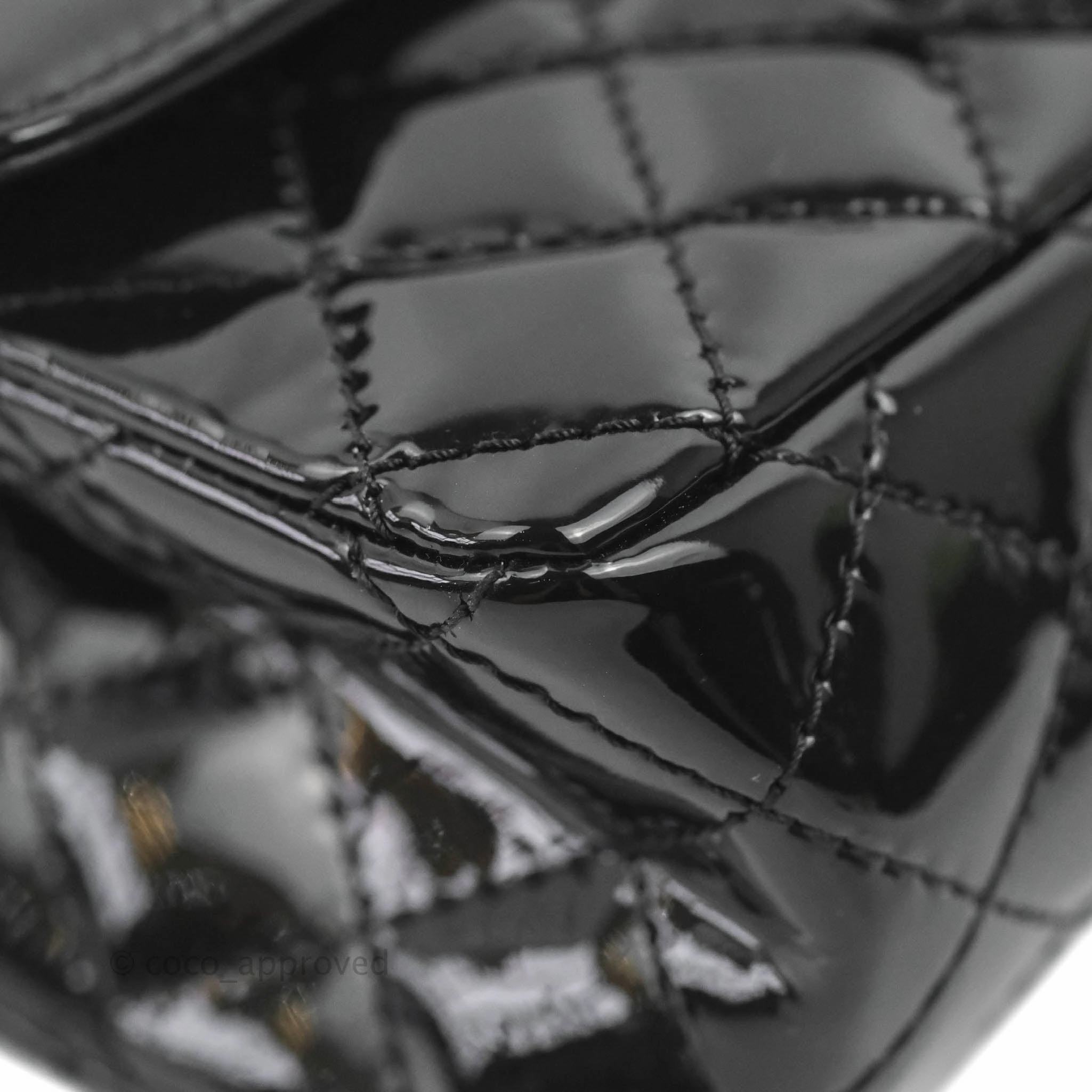 Chanel Quilted Mini Reissue 224 So Black Patent