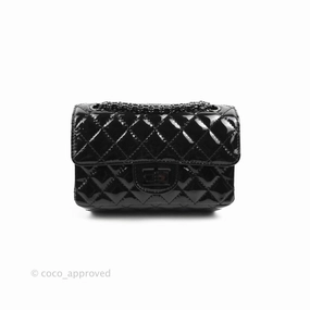 Chanel Quilted Mini Reissue 224 So Black Patent