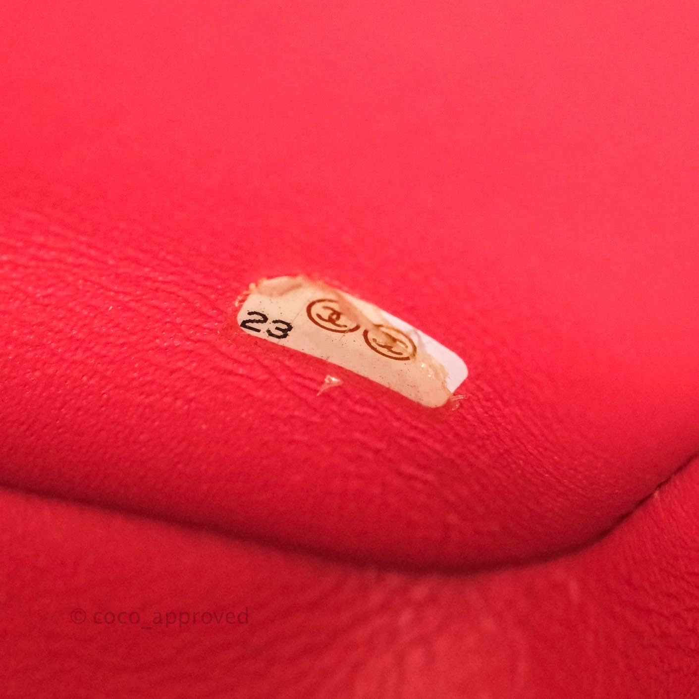 Chanel Quilted Mini Square Iridescent Pink Caviar Gold Hardware 17C