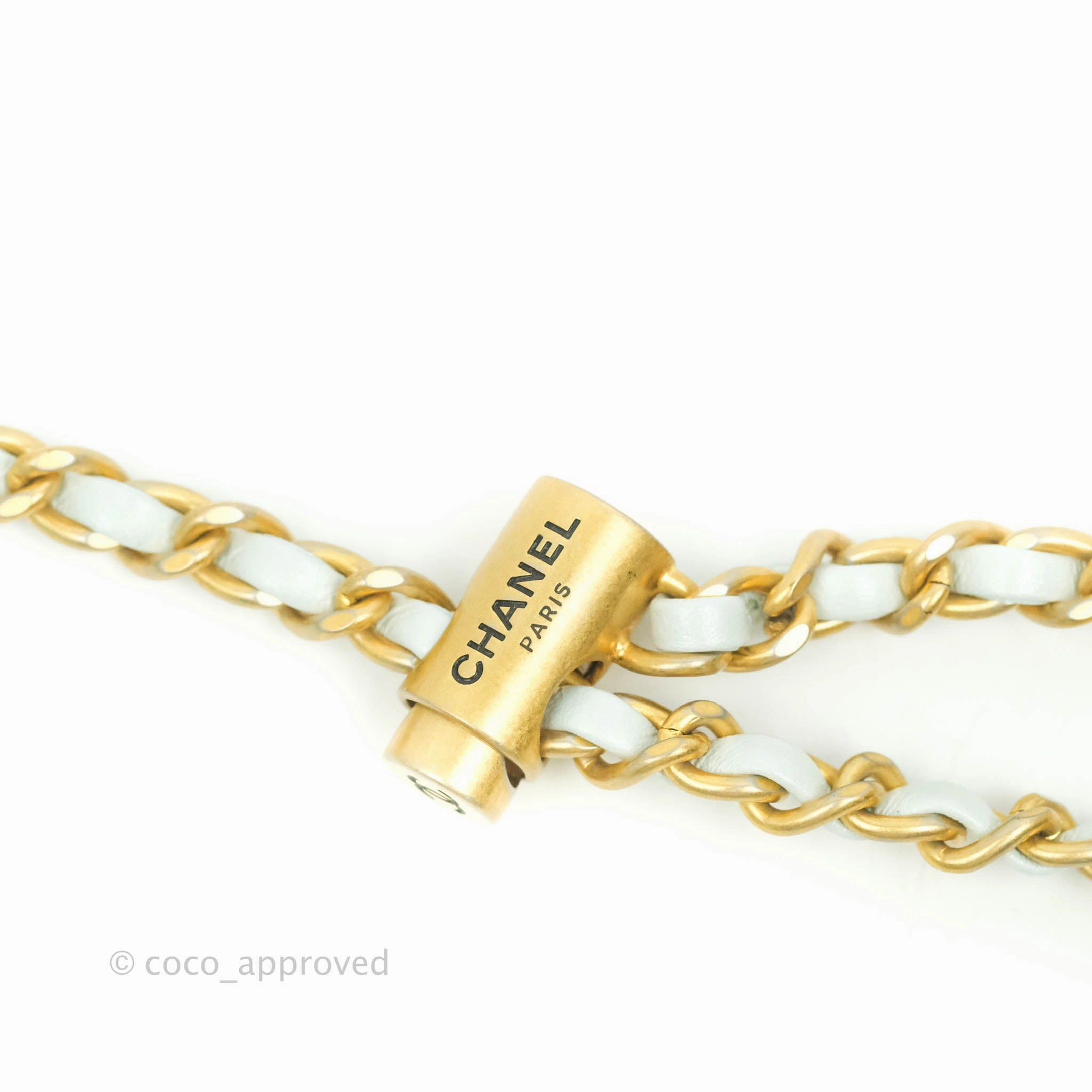 Chanel Quilted My Perfect Mini Iridescent Mint Green Caviar Aged Gold Hardware 21K