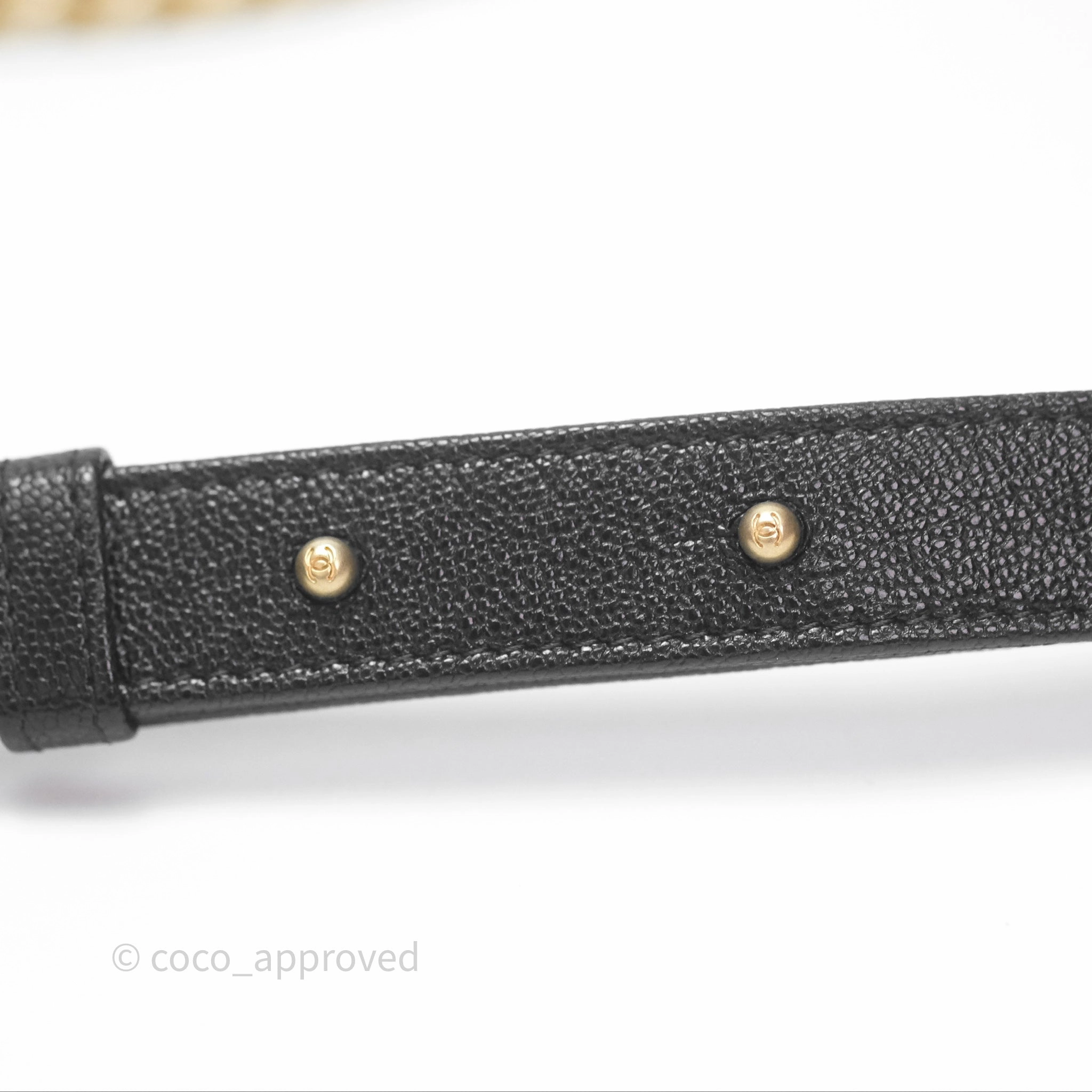 Chanel Quilted North South Boy Flap Black Caviar Aged Gold Hardware