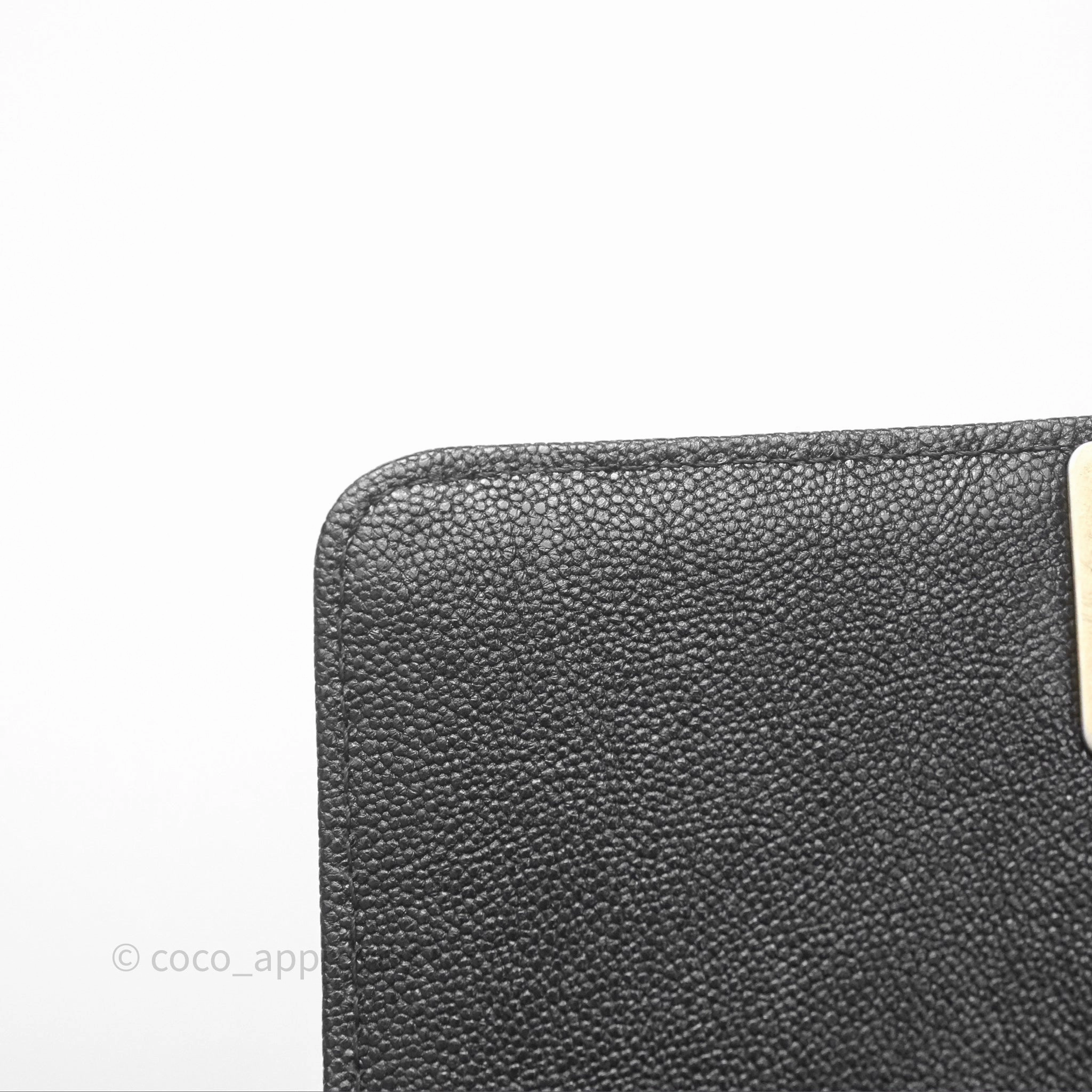 Chanel Quilted North South Boy Flap Black Caviar Aged Gold Hardware