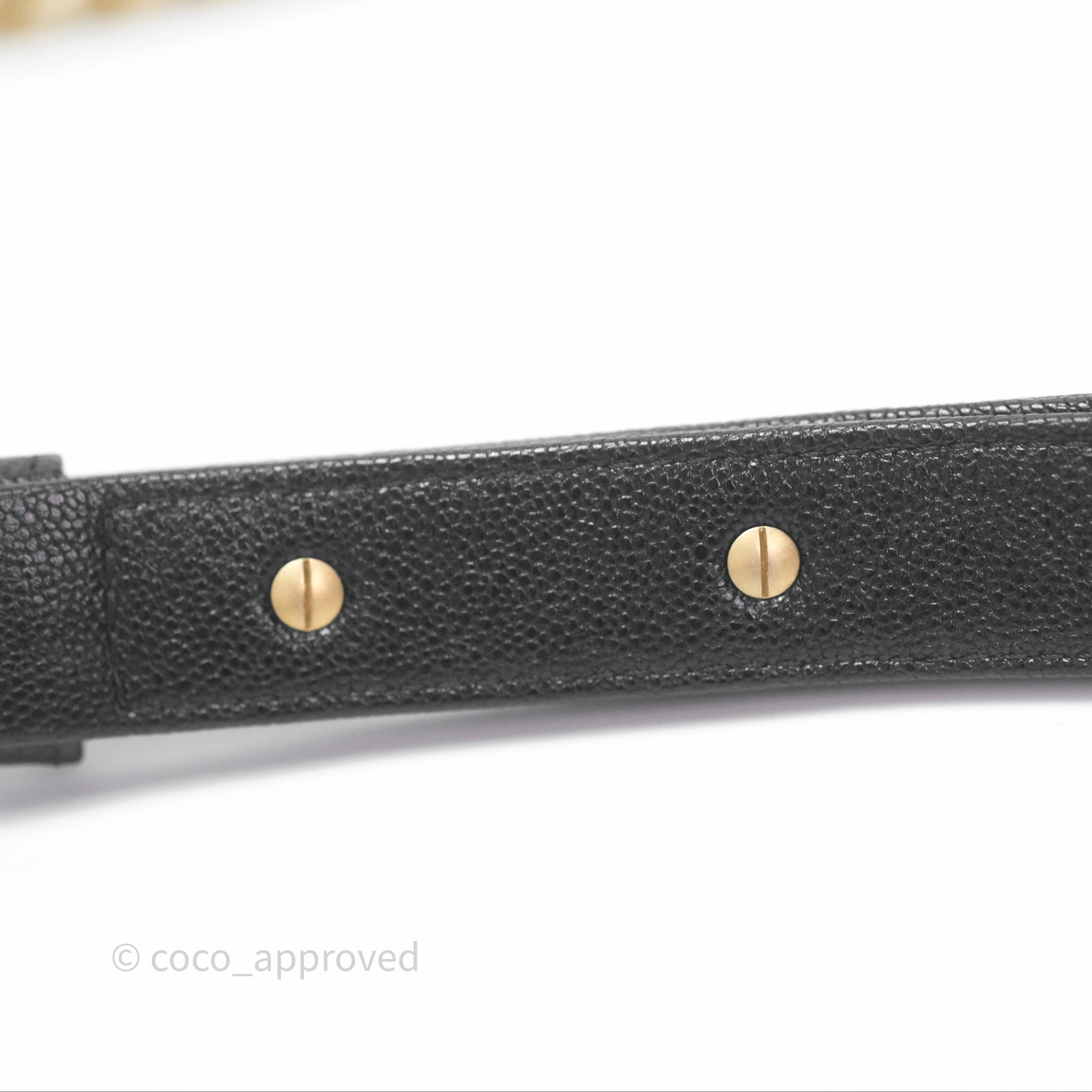 Chanel Quilted North South Boy Flap Black Caviar Aged Gold Hardware